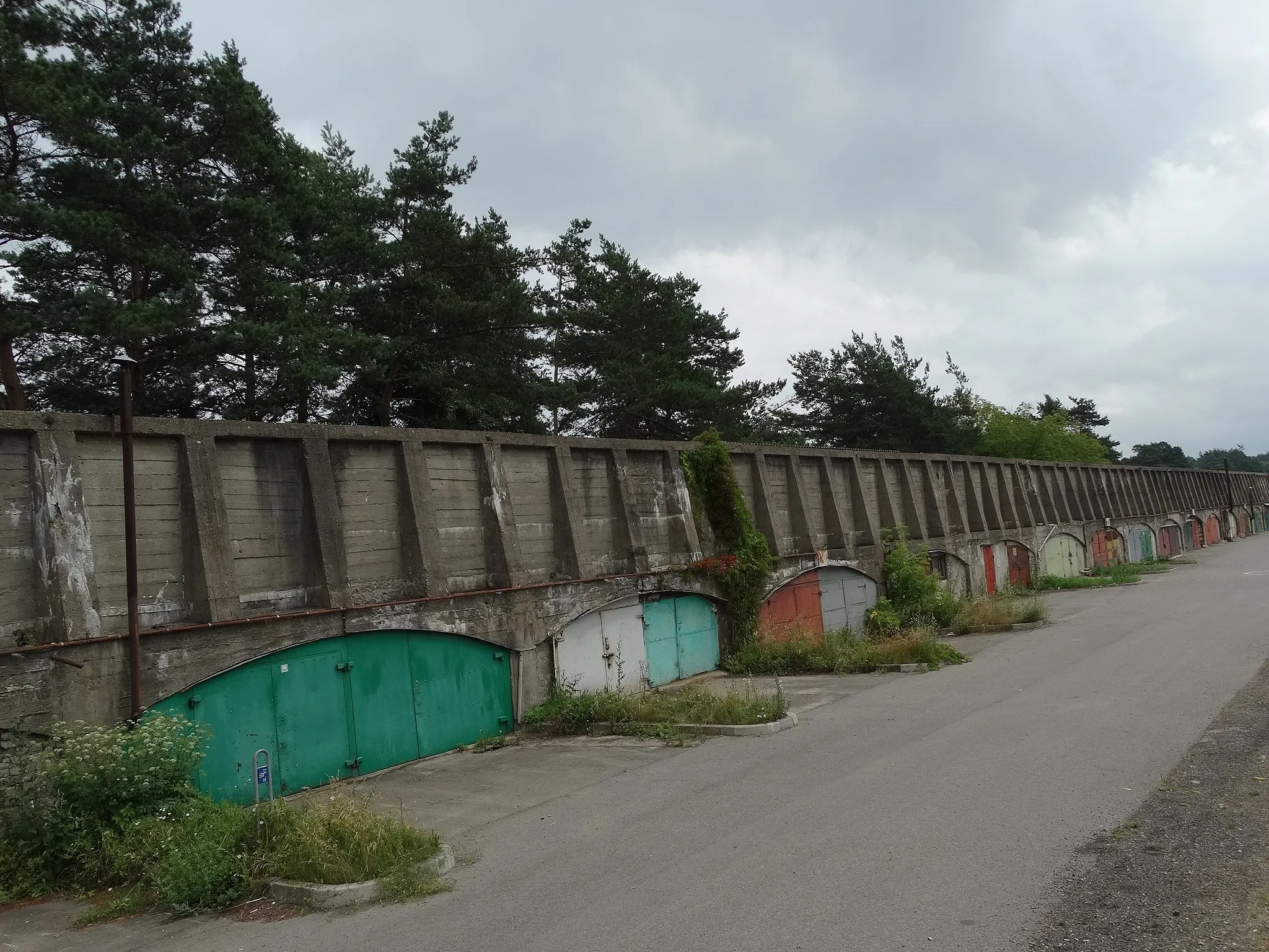 Photo showing: Former aqueduct (water supply), Grigiškės, Lithuania