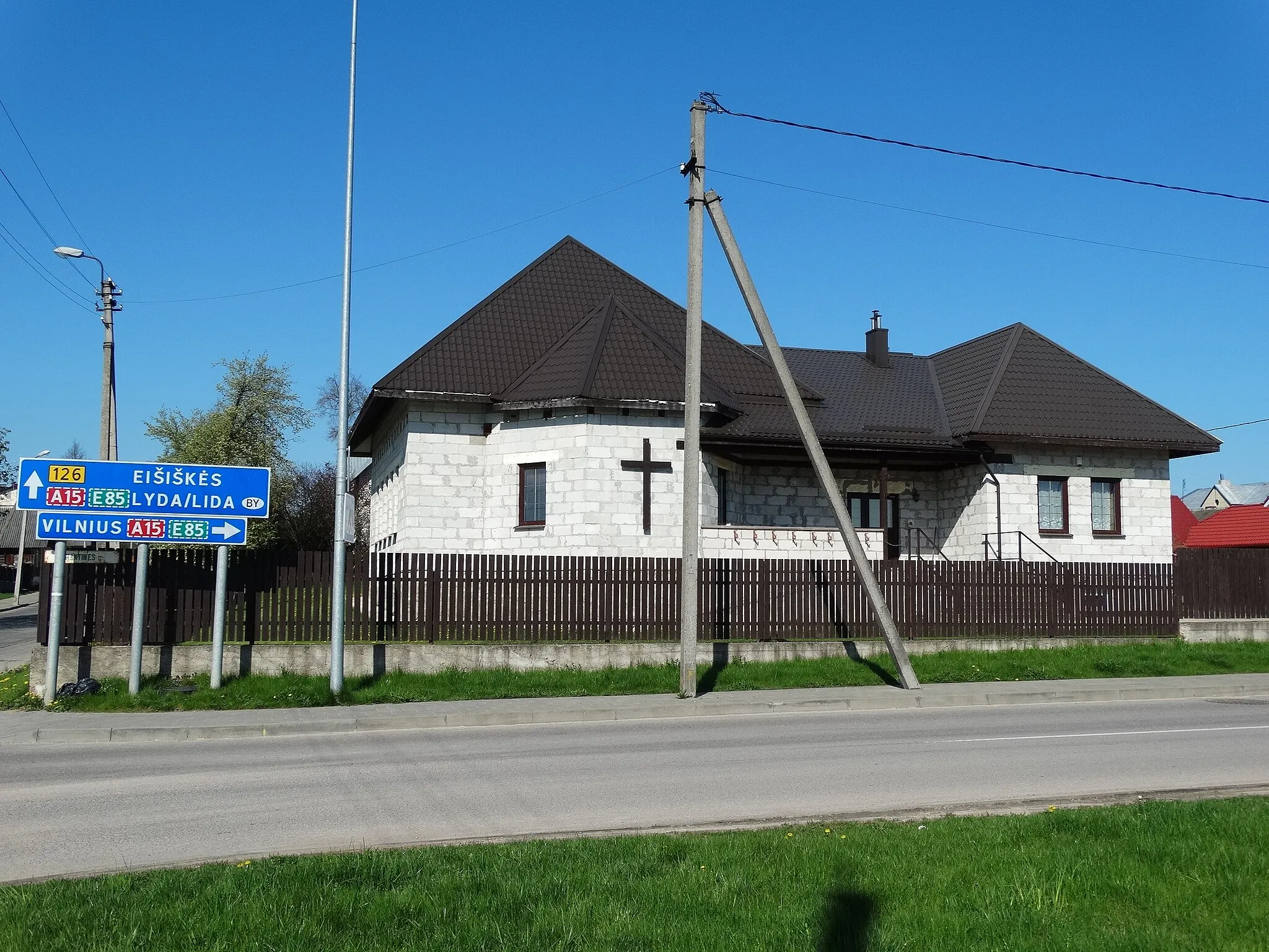 Photo showing: Evangelical Faith Church, Šalčininkai, Lithuania