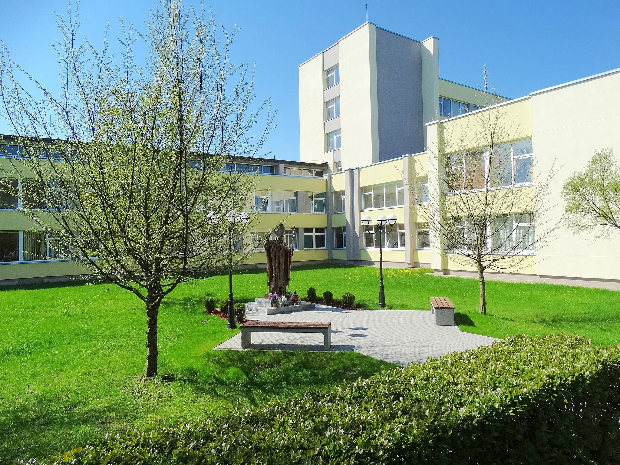 Photo showing: Hospital, Šalčininkai, Lithuania