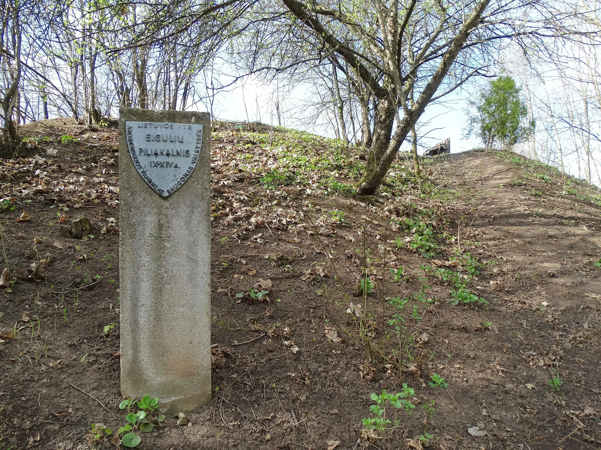 Photo showing: Eiguliai hillfort, Kaunas, Lithuania