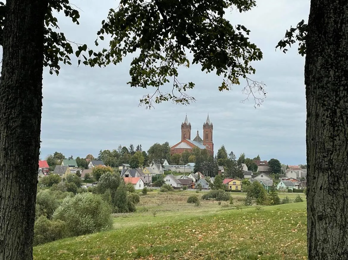 Photo showing: View of Kupškis, city in Northeastern Lithuania.