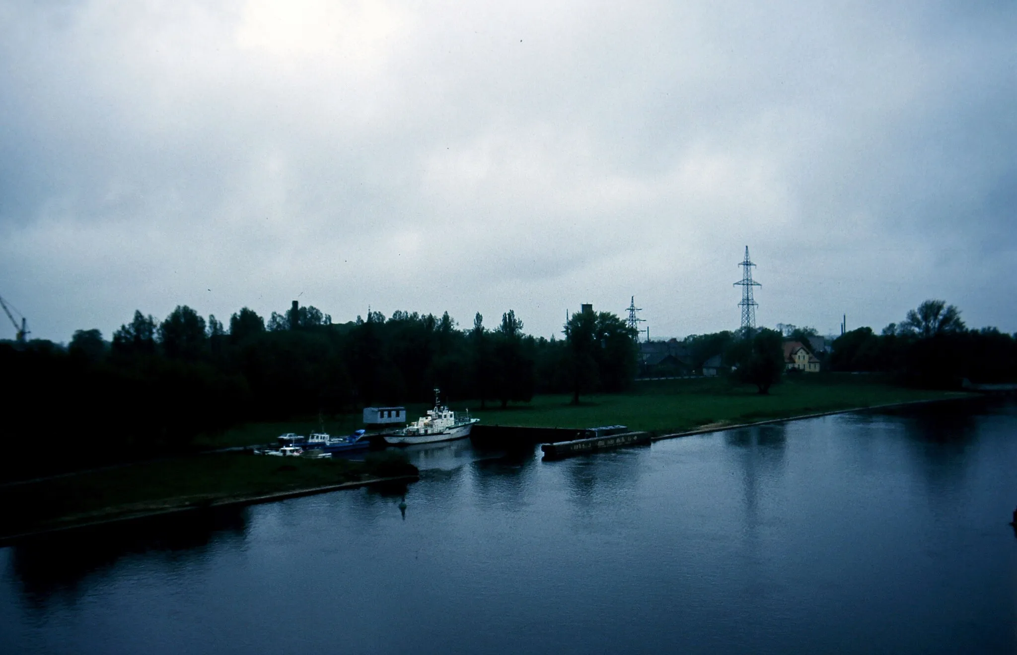 Photo showing: Harbour of Rusnė, Lithuania