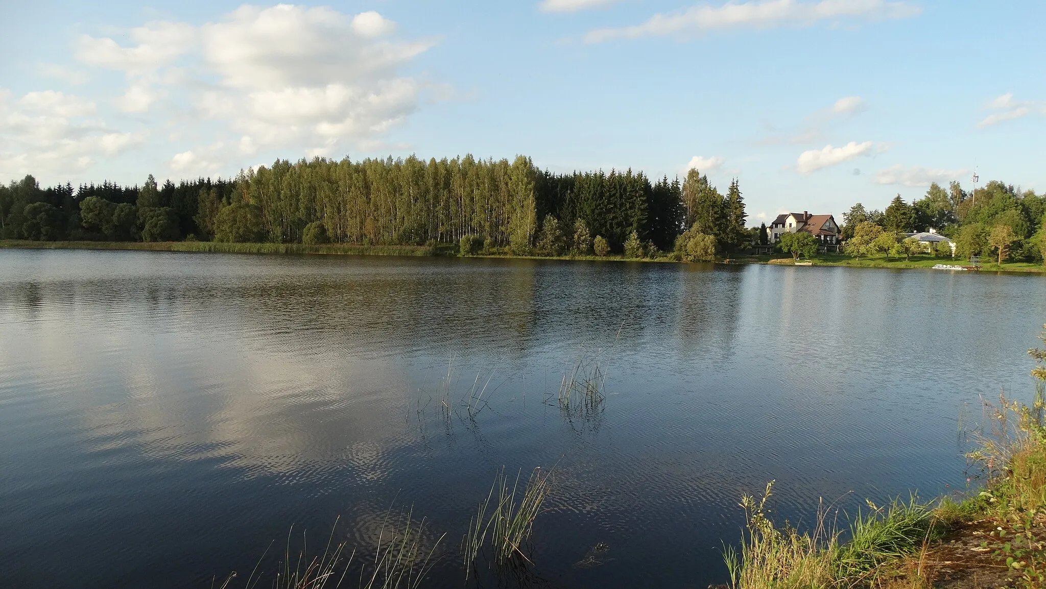 Photo showing: Utena pond, Lithuania