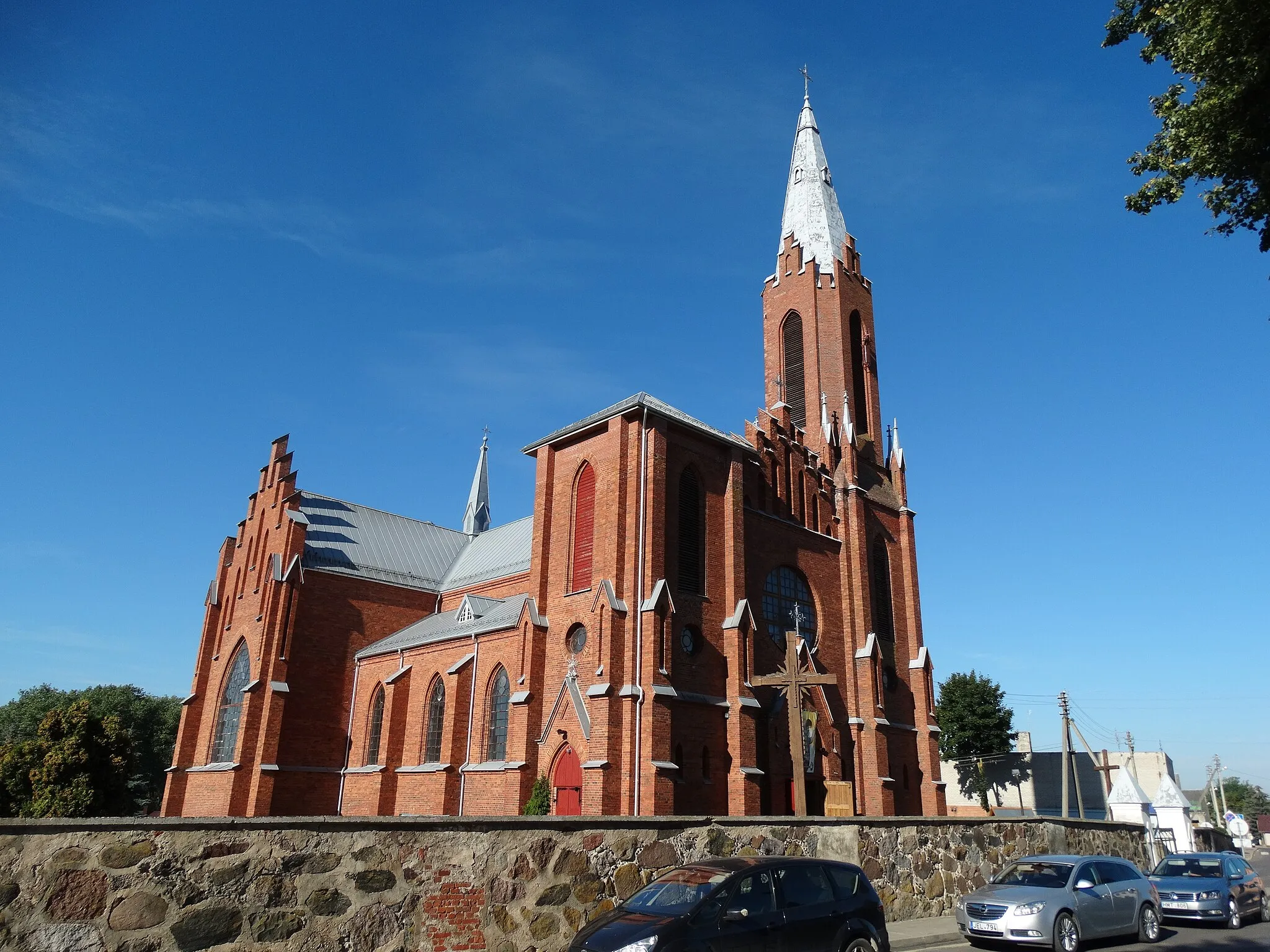 Photo showing: St. James the Apostle Church in Žiežmariai, Lithuania