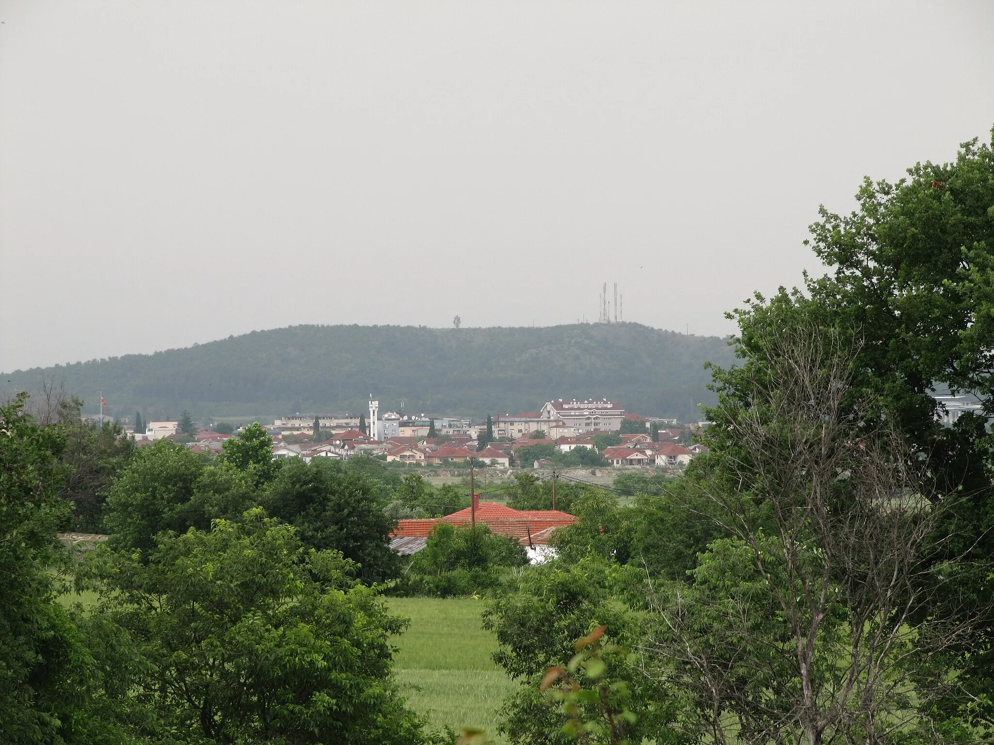 Photo showing: Gevgeli as it appears from Eidomeni