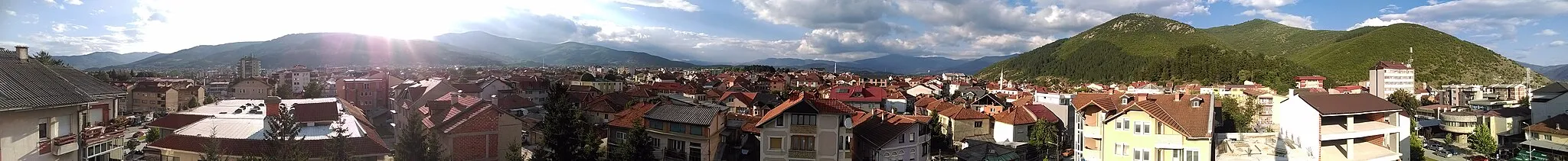 Photo showing: Panorma of Kičevo