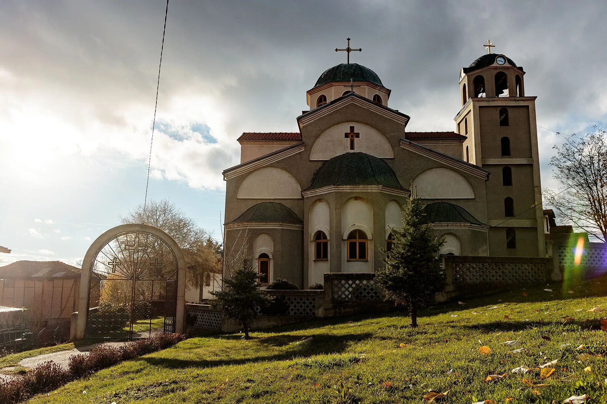 Photo showing: Sts. Peter and Paul Church in Pehčevo