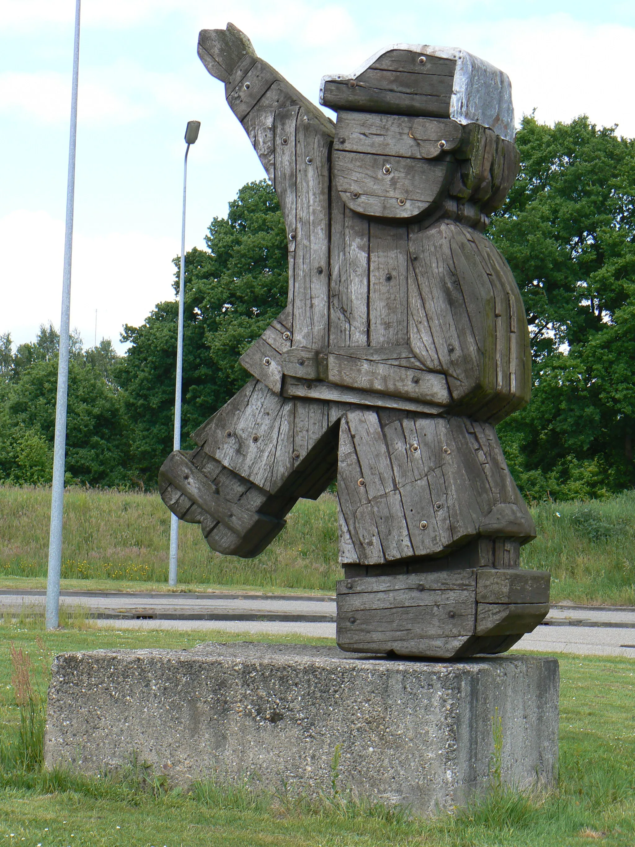 Photo showing: sculpture Het Boertje in Beilen/The Netherlands