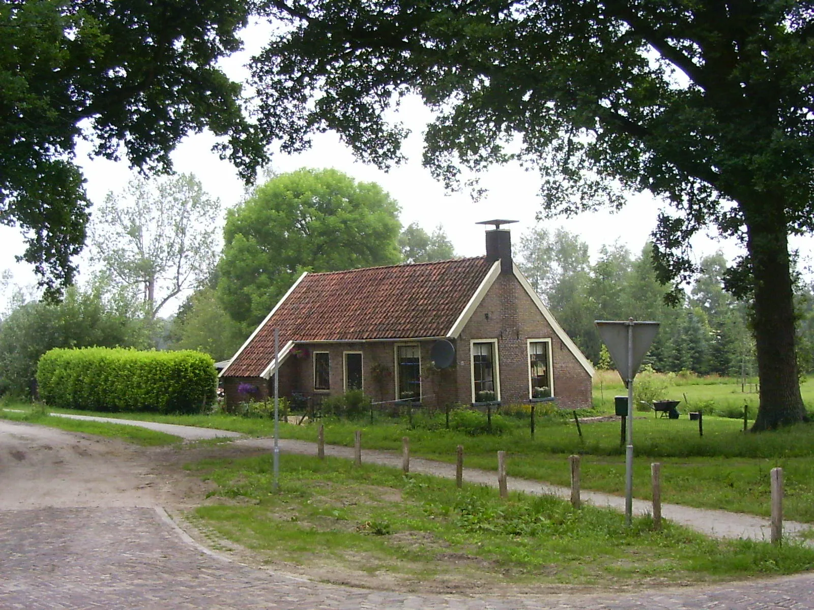 Photo showing: Eenvoudige woning bij Havezate Oldengaerde, Dwingeloo (nl)