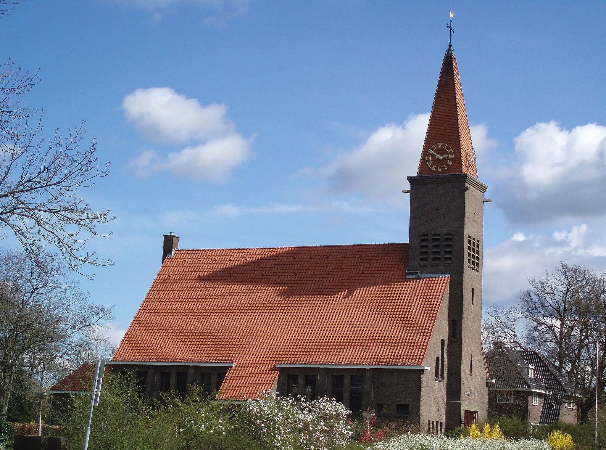 Photo showing: Hervormde kerk in het oliedorp Schoonebeek.