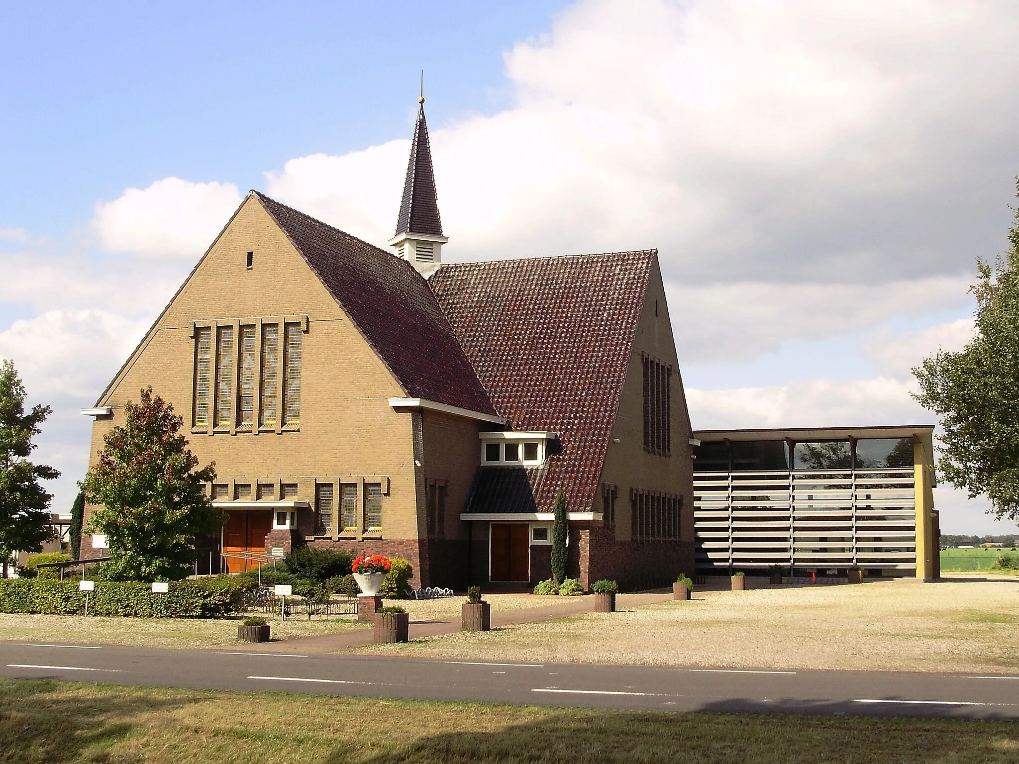Photo showing: De Gereformeerde kerk in Haulerwijk, provincie Friesland