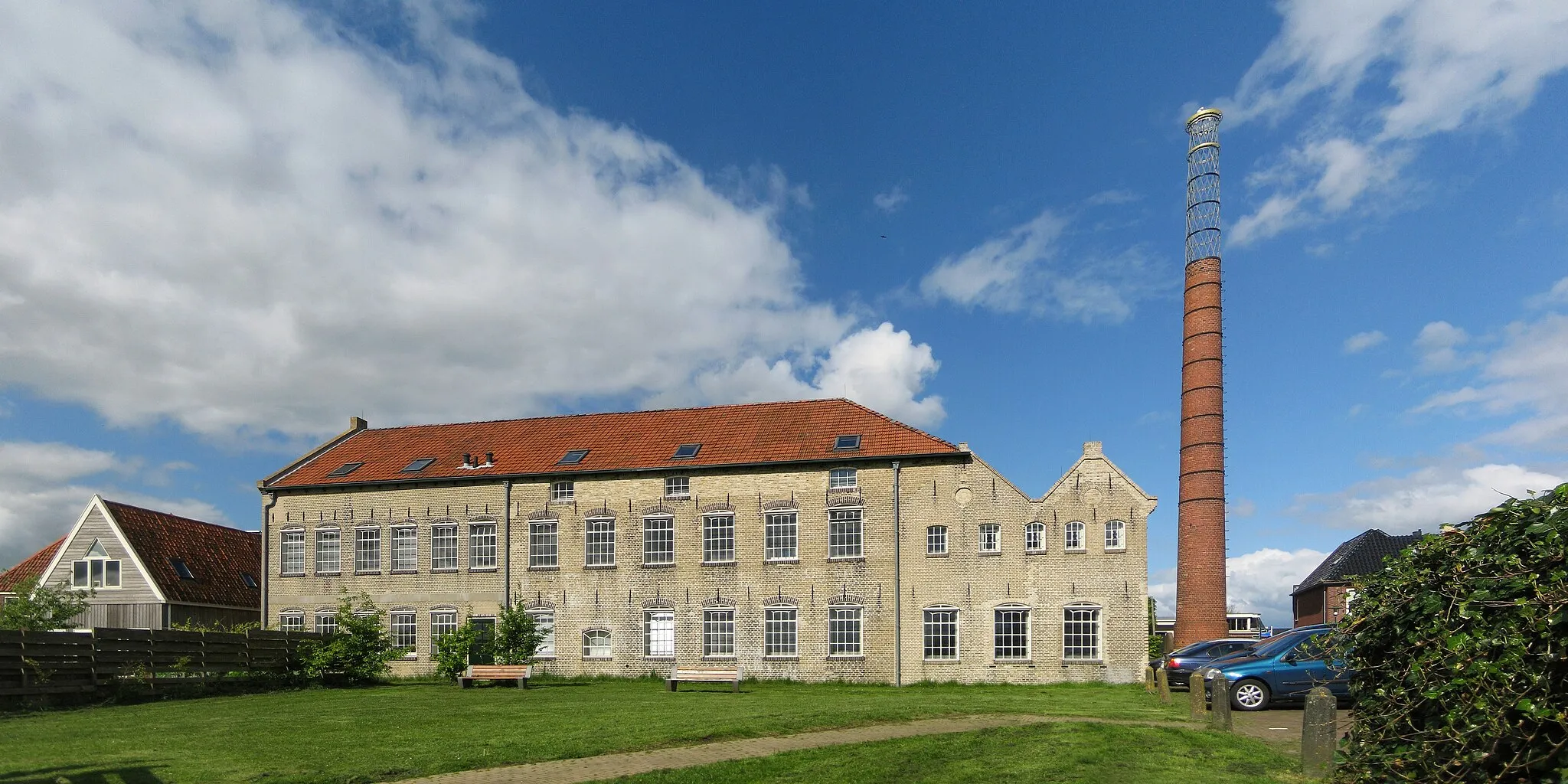 Photo showing: Nooitgedagt, a former factory in IJlst, a city in the Dutch province of Fryslân.