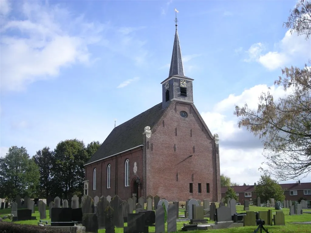 Photo showing: Skoattertsjerke in Oudeschoot (church)