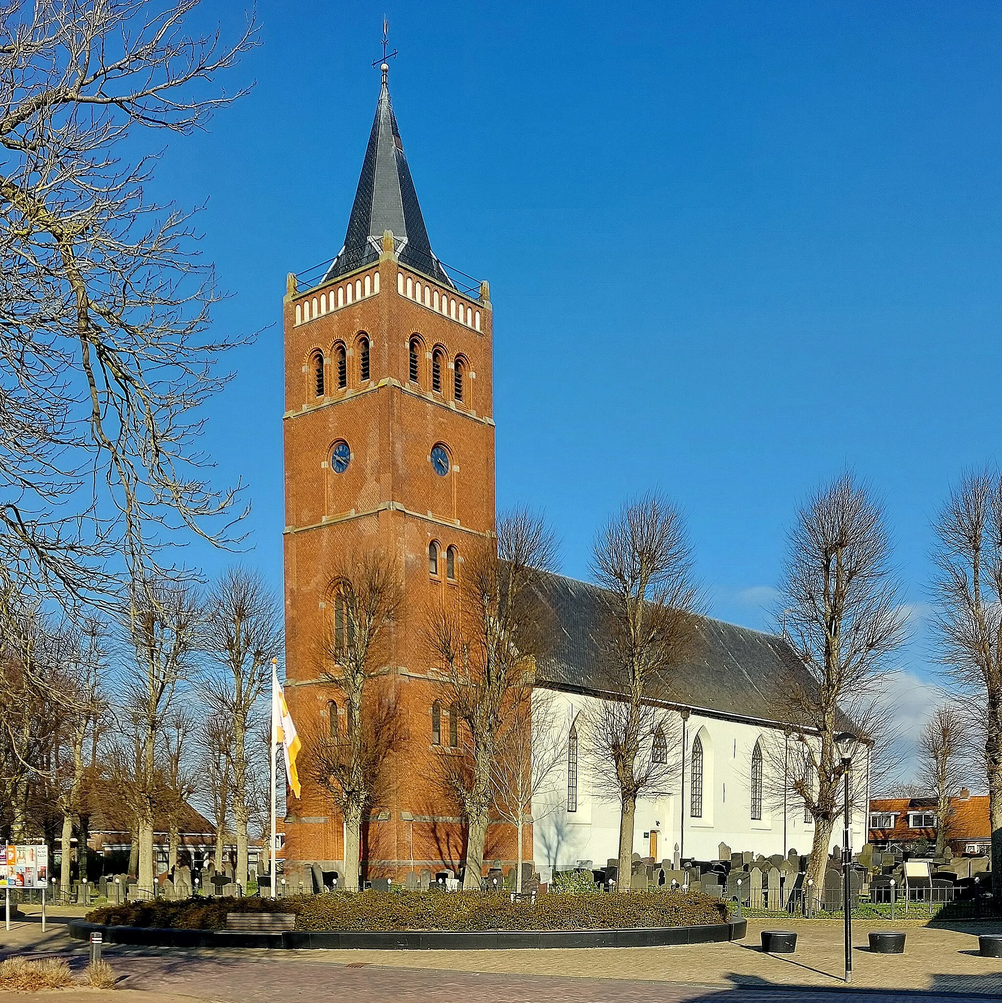 Photo showing: De Sikstustsjerke is in monumintale tsjerke fan de PKN-gemeente Seisbierrum-Pitersbierrum yn Seisbierrum. De tsjerke is ferneamd fanwegen û.o. de barokke preekstoel fan Johann Georg Hempel.