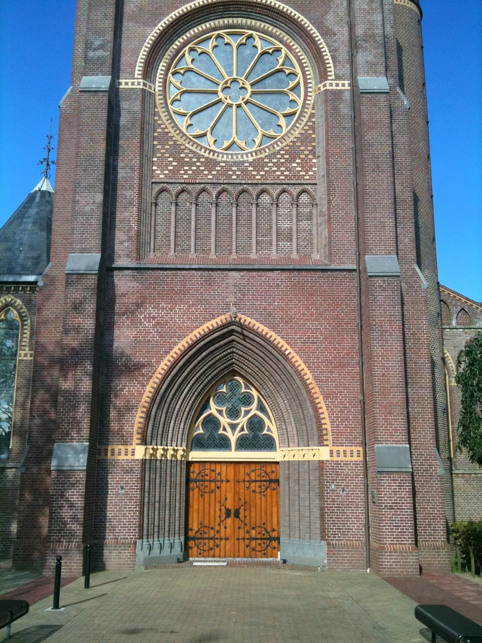 Photo showing: Saint Nicholas church in Sint Nicolaasga, Skarsterlân, Friesland, Netherlands.