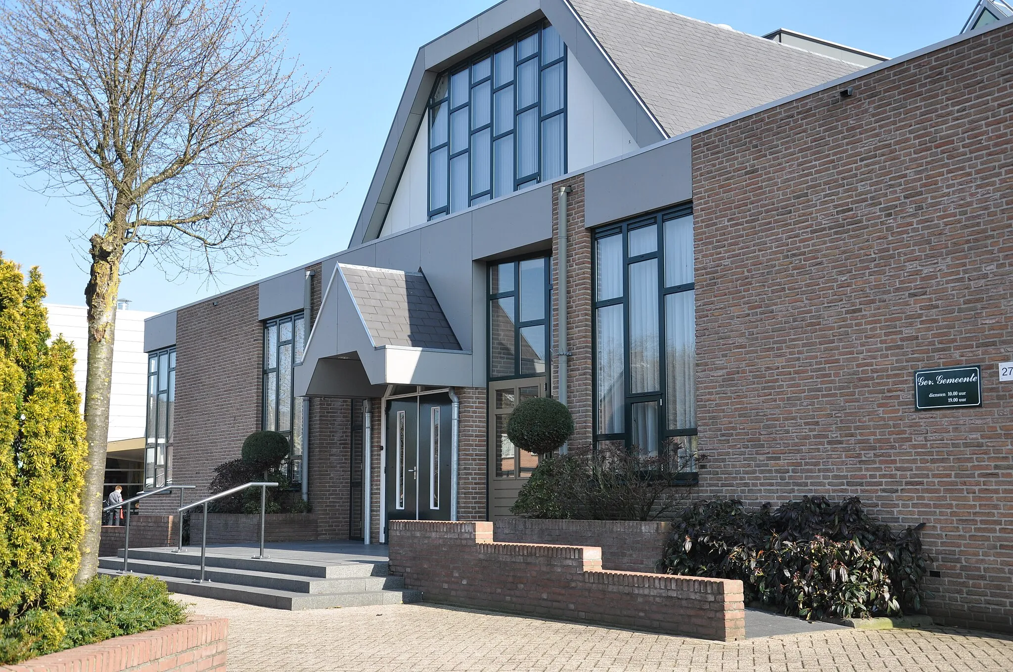 Photo showing: Gebouw Gereformeerde  Gemeente, voorzijde, Kootwijkerbroek.