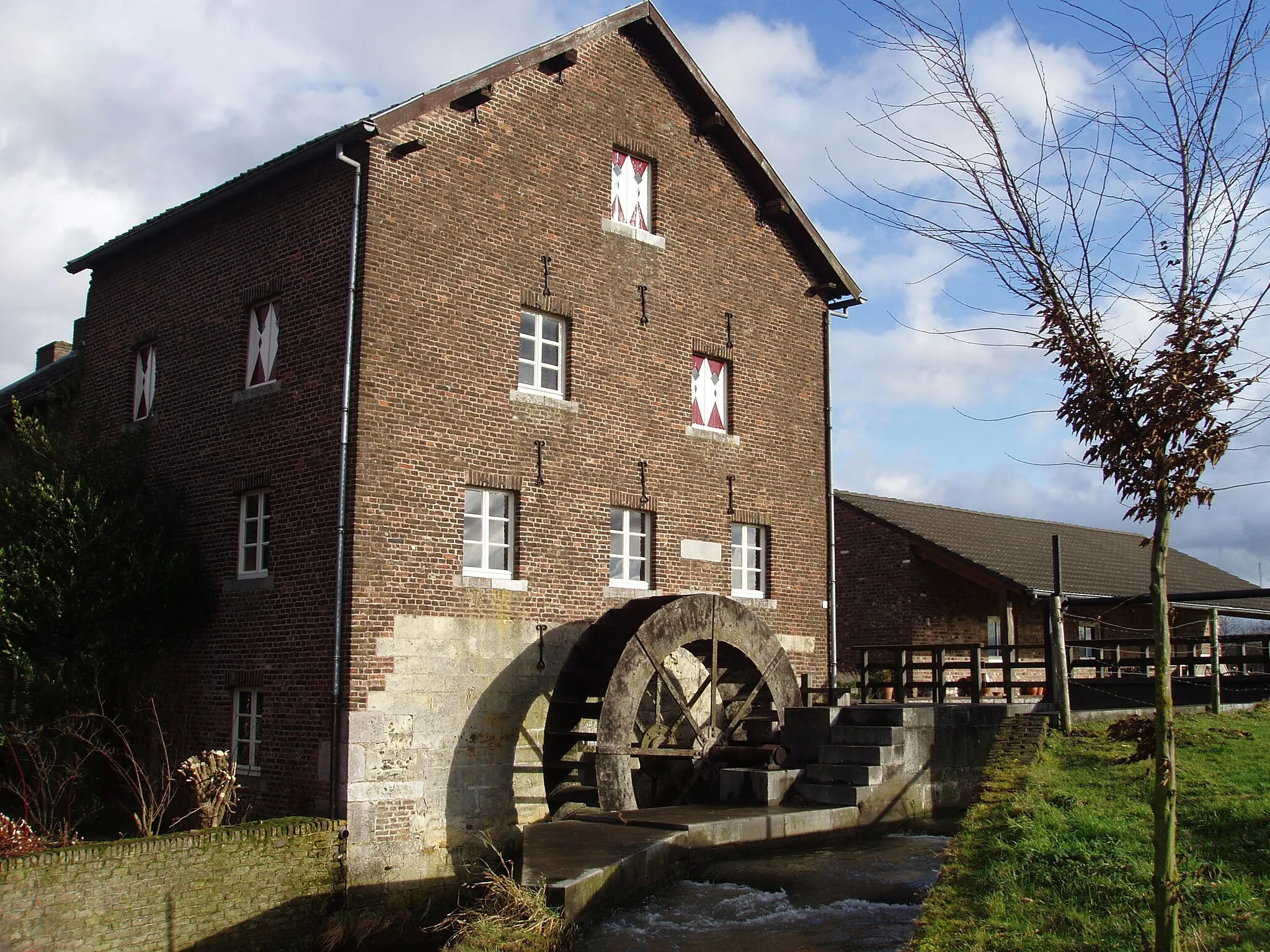 Photo showing: Graanmolen van Eijsden, Eijsden, Watermill Limburg Netherlands