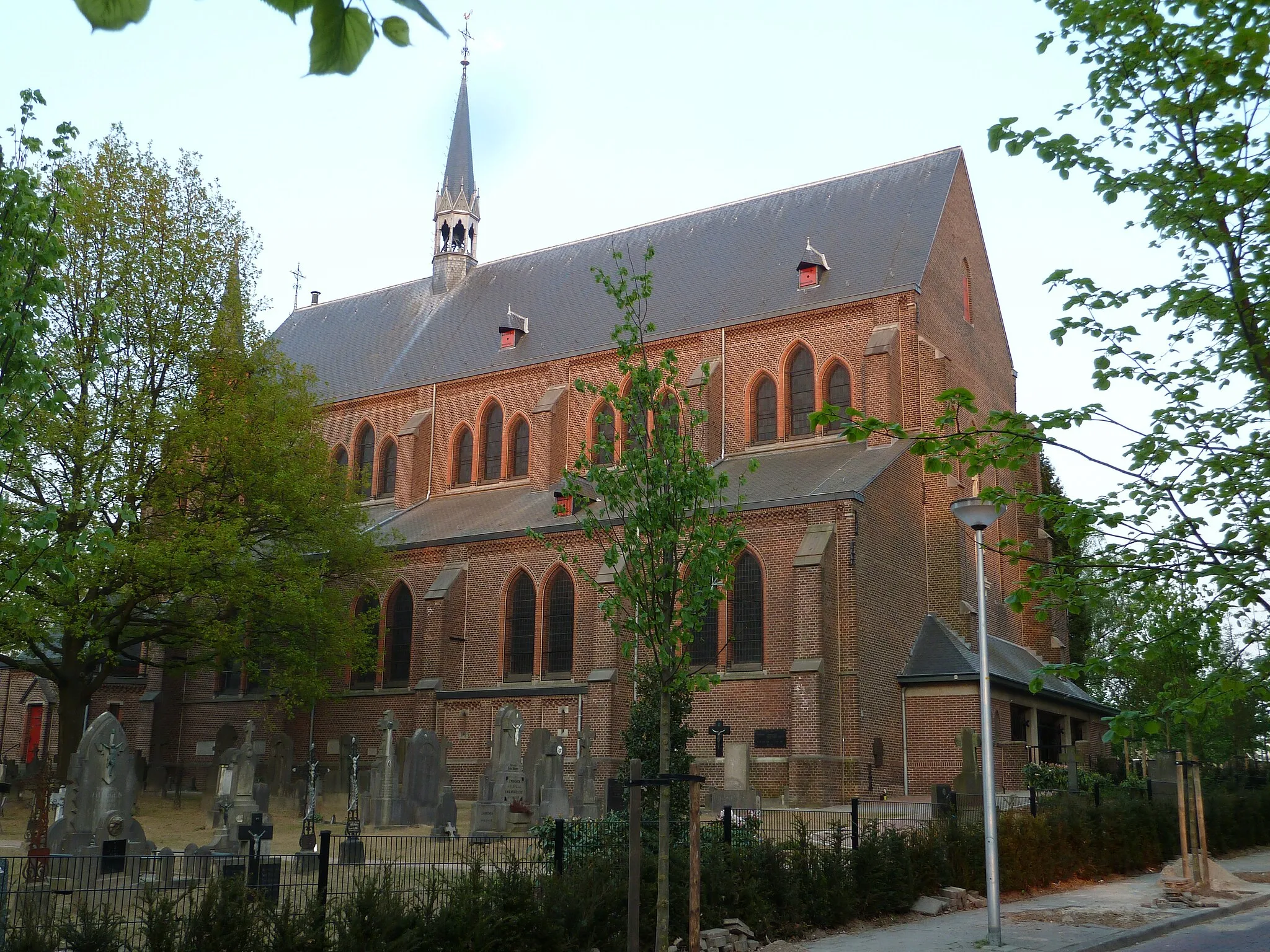 Photo showing: Johannes Evangelistkerk in Hoensbroek, Heerlen, Limburg, the Netherlands