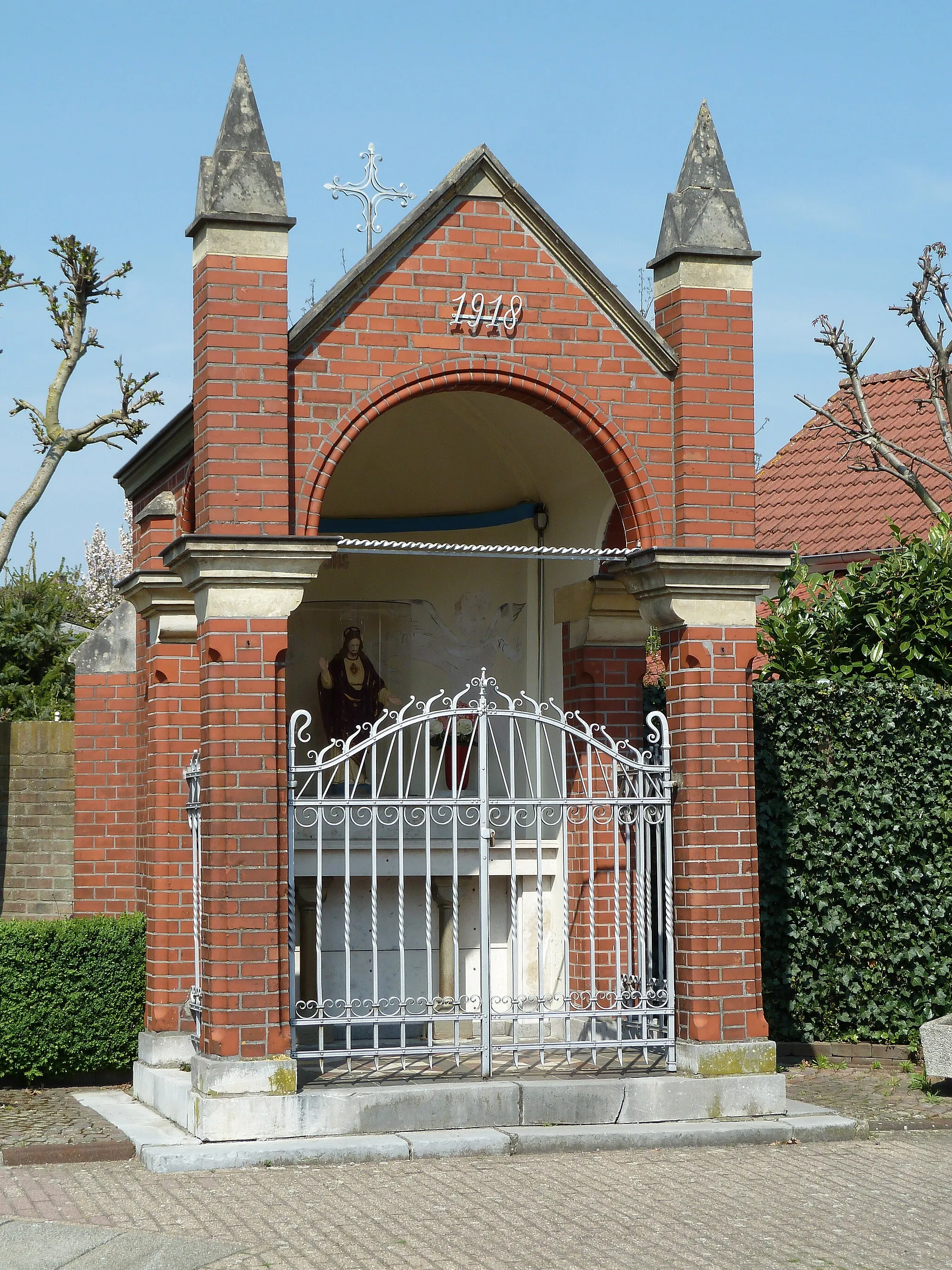Photo showing: Chapel at Spaubeekerstraat-Fattenbergstraat, Neerbeek, Limburg, the Netherlands