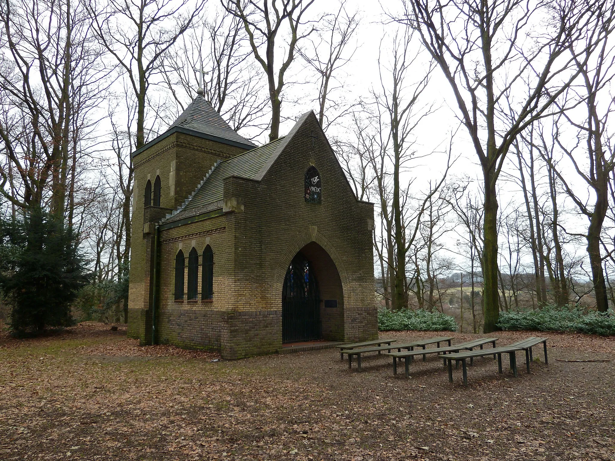 Photo showing: Chapel at the Krekelberg, Schinnen, Limburg, the Netherlands