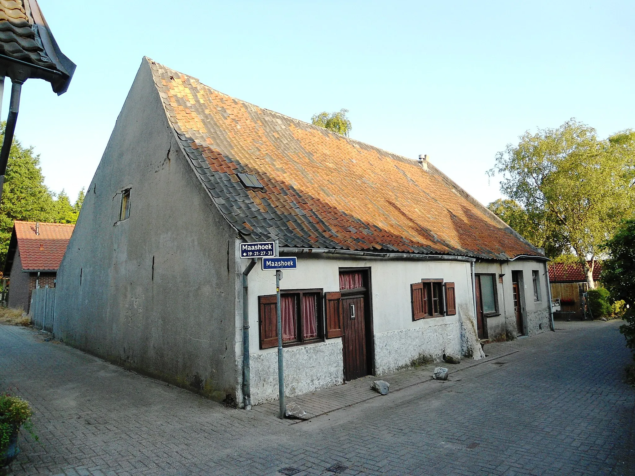 Photo showing: 17e eeuwse boerderij aan de Maashoek te Steyl.