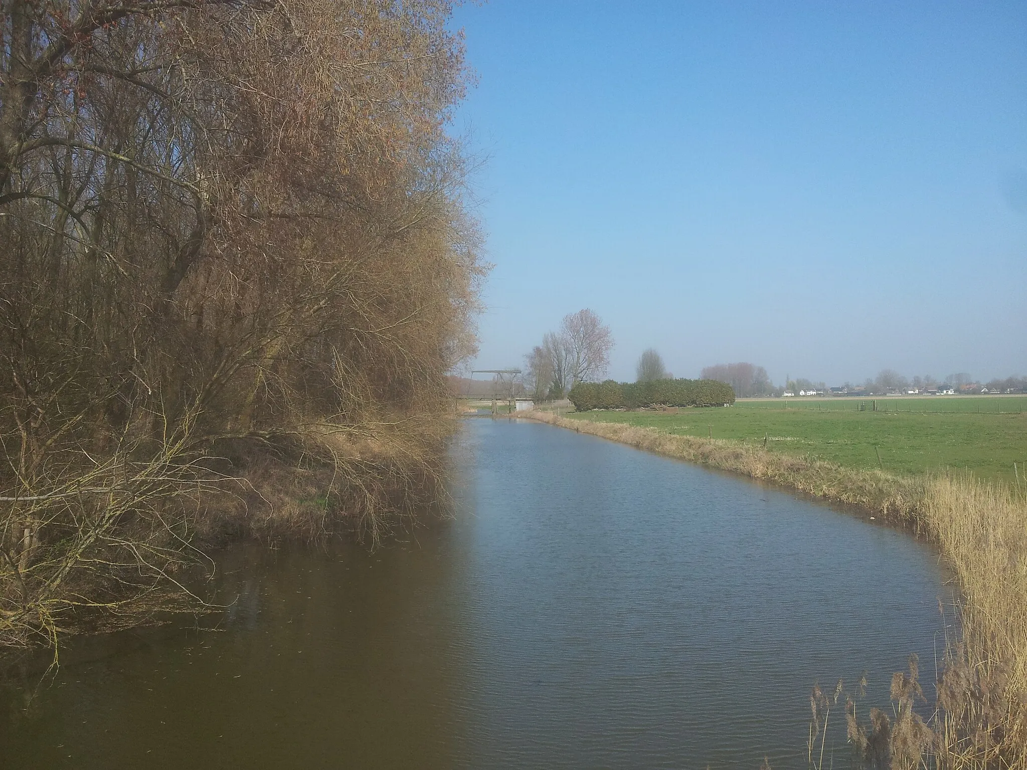 Photo showing: The Oostkil near Hank, Netherlands