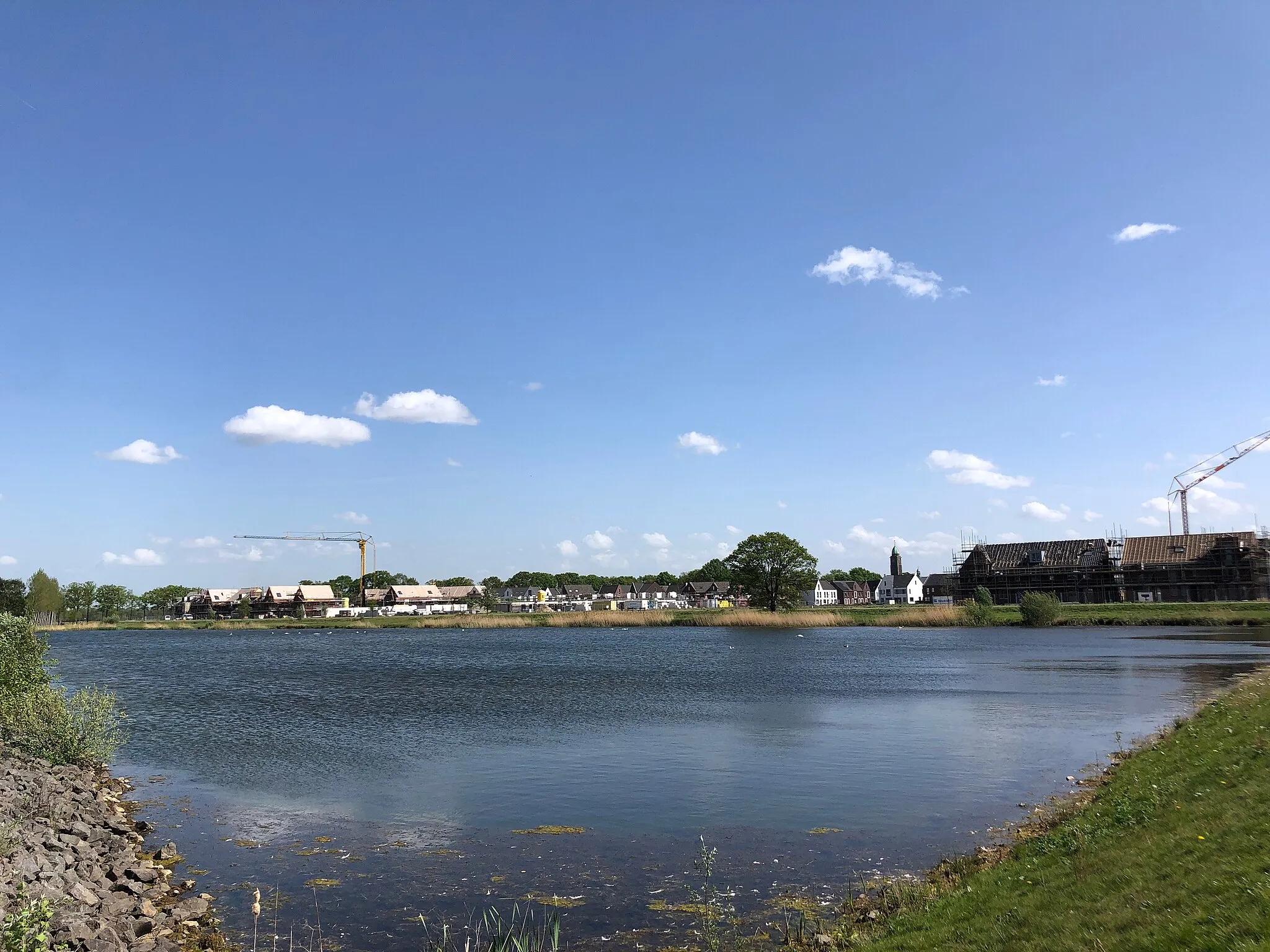 Photo showing: Zicht op een deel van de wijk Bouverijen in aanbouw in Teteringen