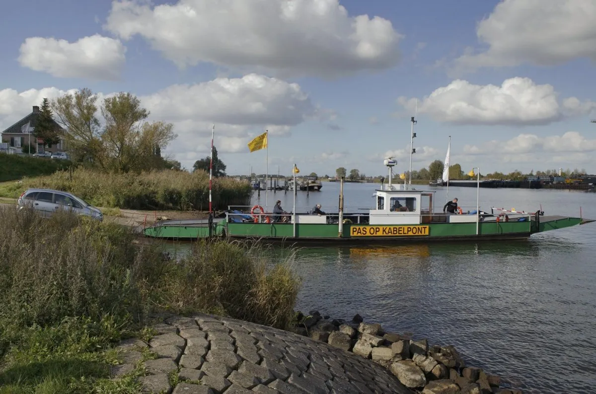 Photo showing: Cultuurlandschap/ Veer: Veerboot