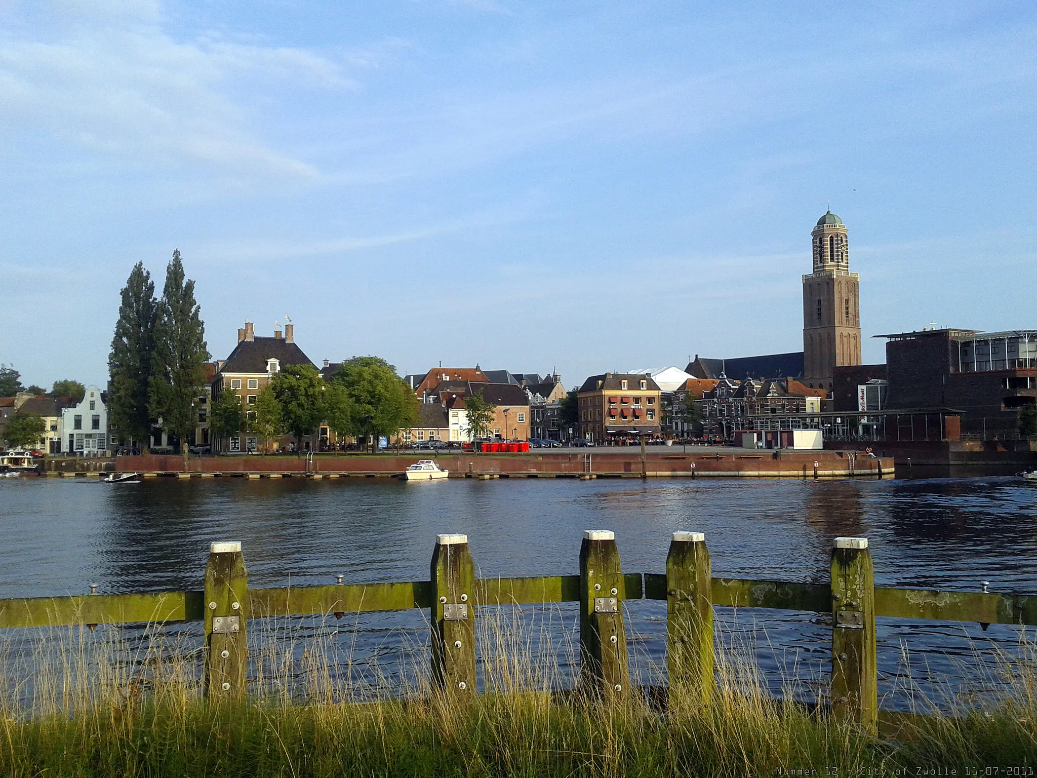 Photo showing: View on the city of Zwolle