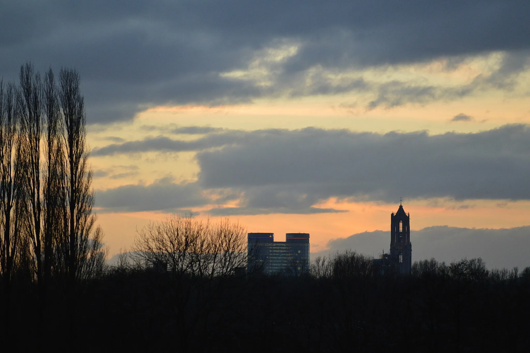 Photo showing: The Dom Tower as seen from the Bilt.