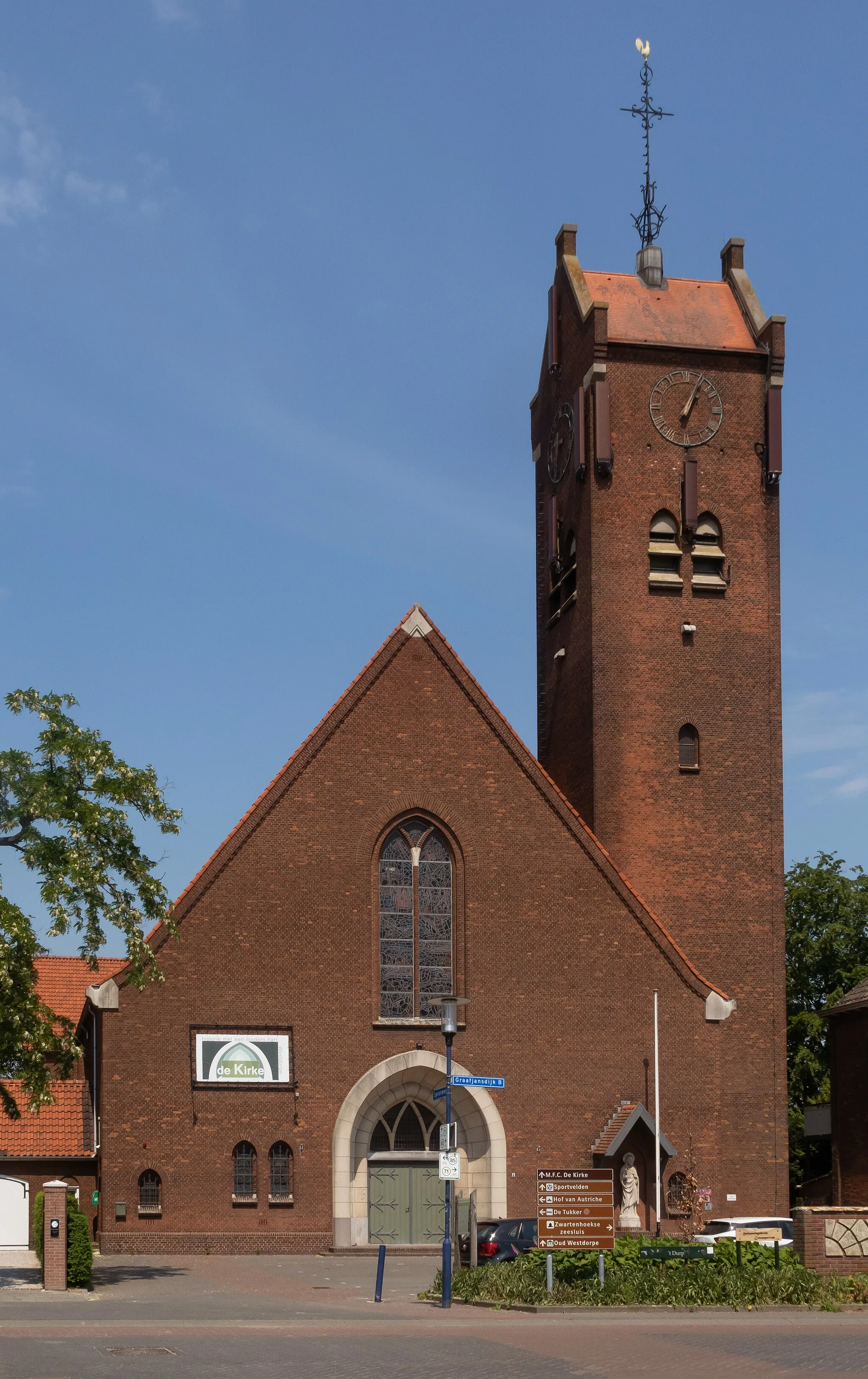 Photo showing: Westdorpe, church: the Onze Lieve Vrouw Visitatiekerk