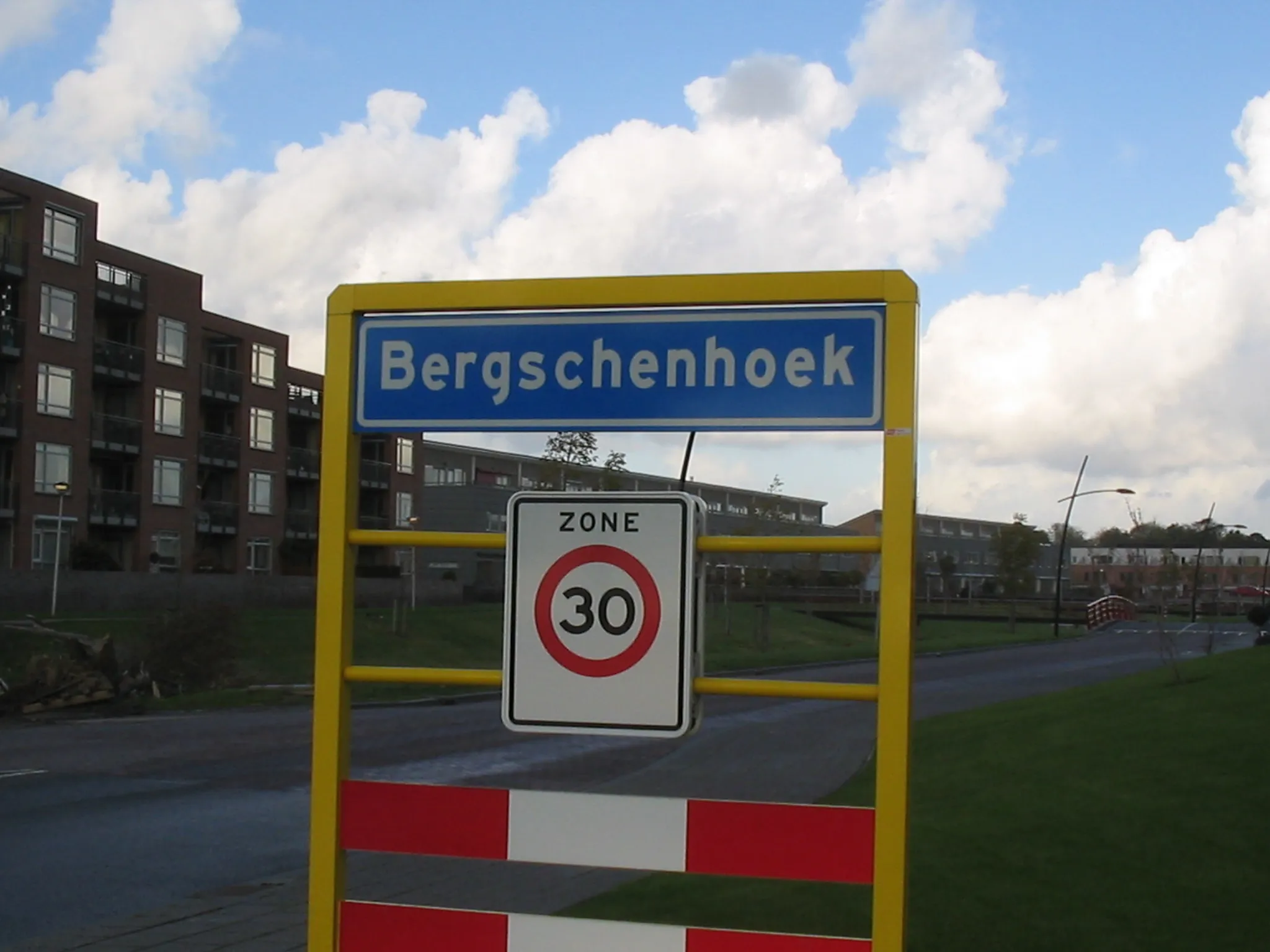 Photo showing: Bergschenhoek bord, 7 november 2005