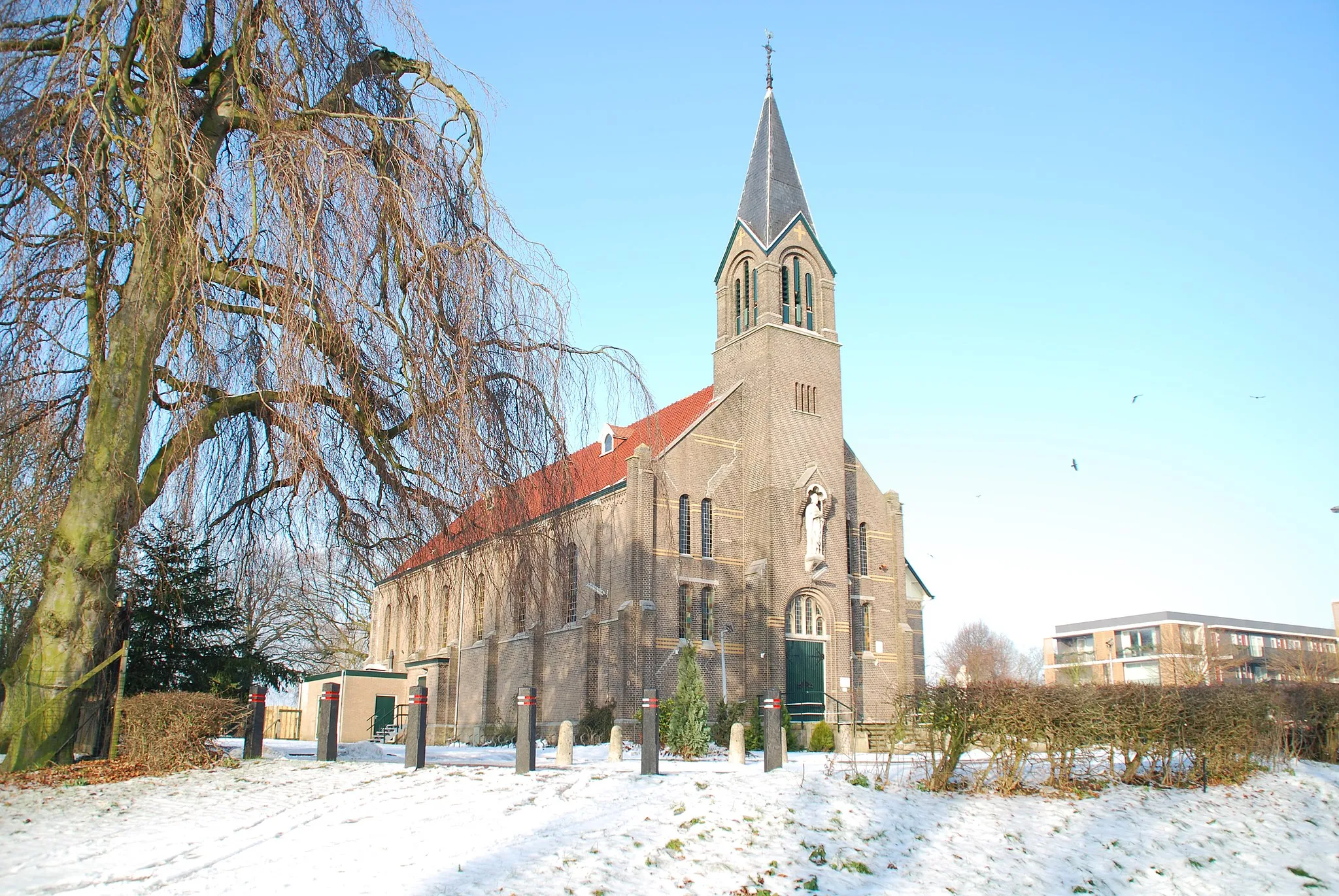 Photo showing: Wilibrorduskerk - Bergschenhoek, the Netherlands. By Albert Margry (1910)