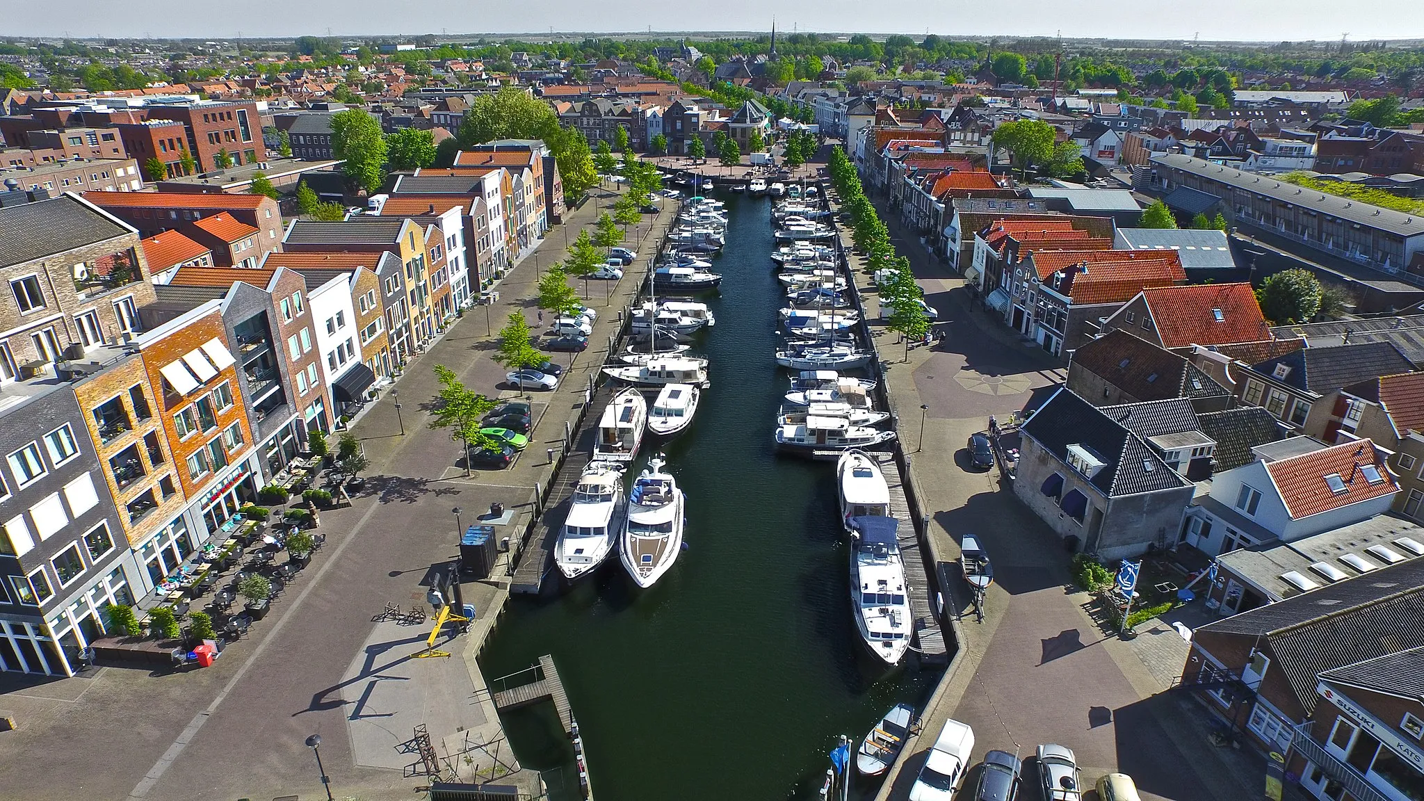 Photo showing: De haven van Oud-Beijerland