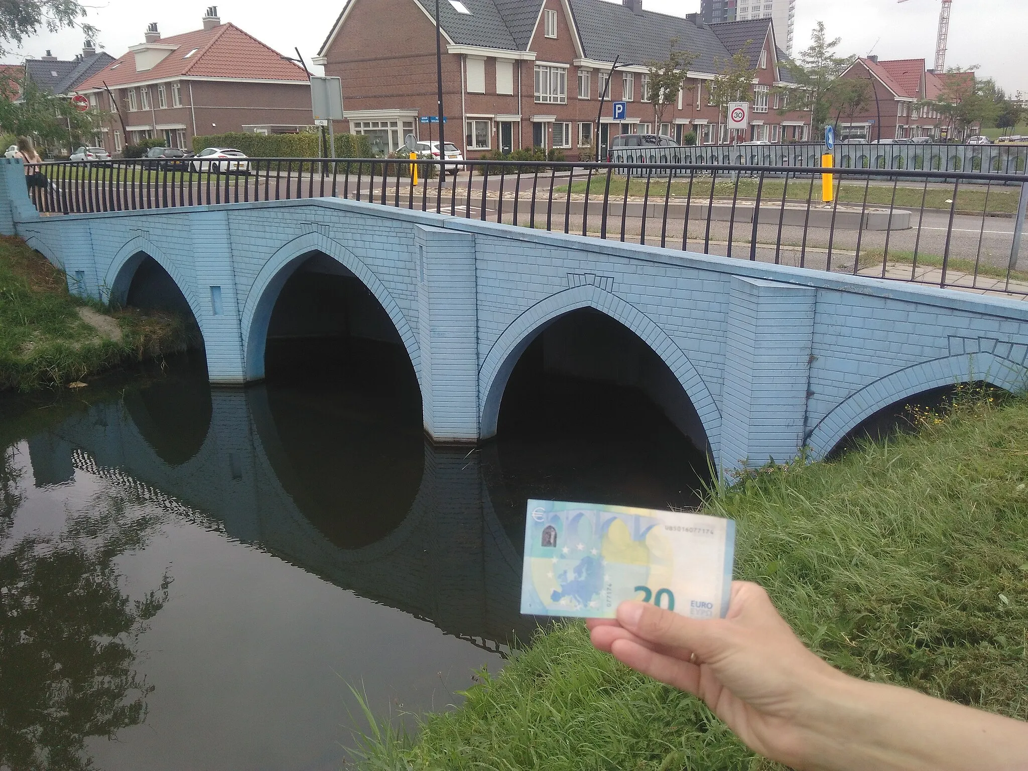 Photo showing: Brücke auf dem 20€ Schein (Rückseite)