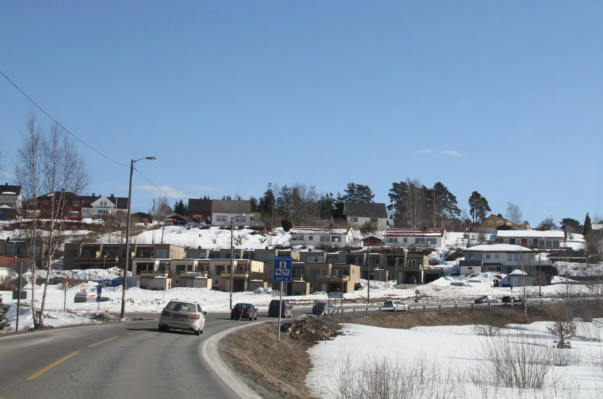 Photo showing: Image from the settlement Birkeland, center of the municipality of Birkenes, Aust-Agder county (Norway).