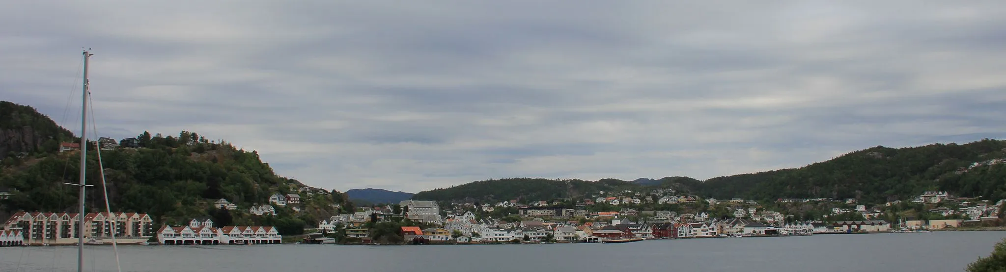 Photo showing: Flekkefjord, panoramic view