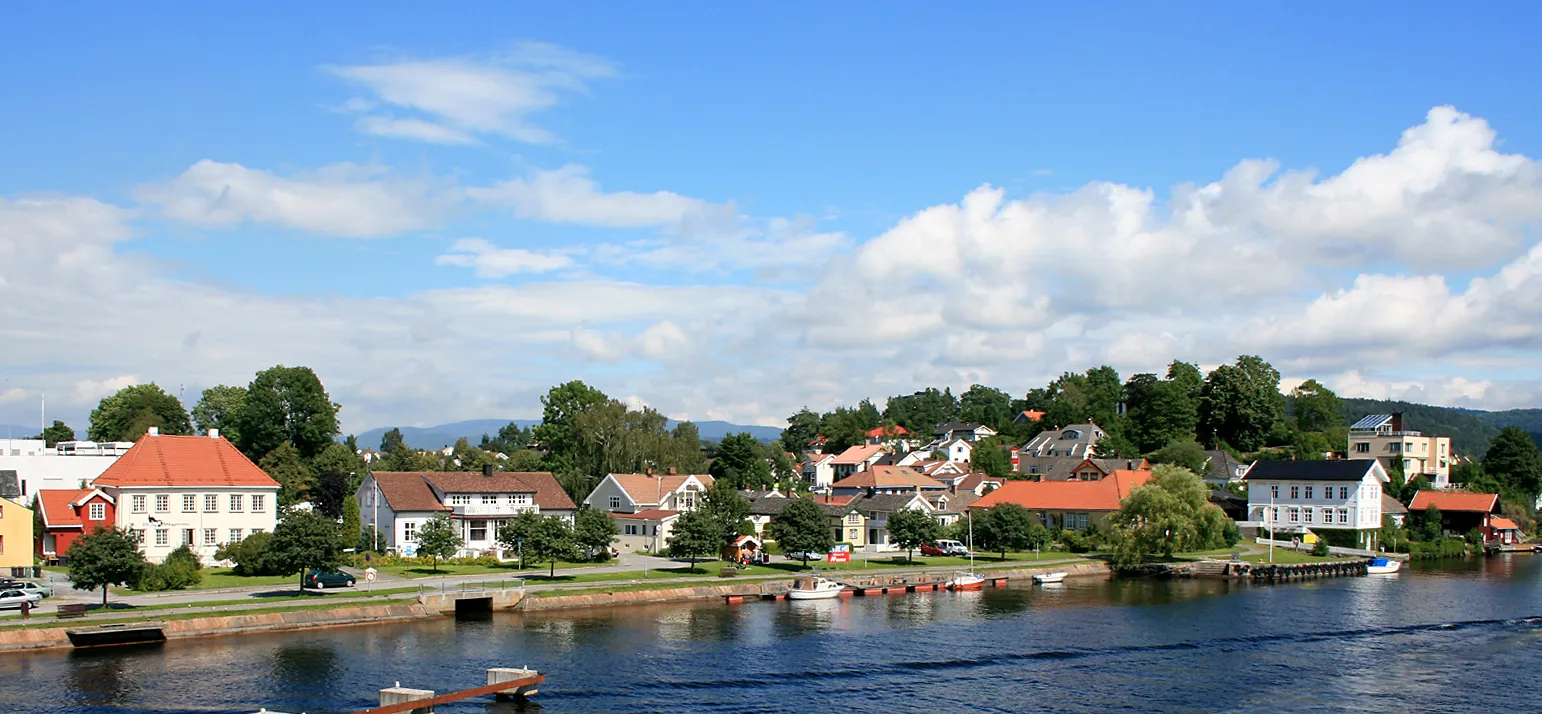Photo showing: Vestsida, Porsgrunn, Norway.