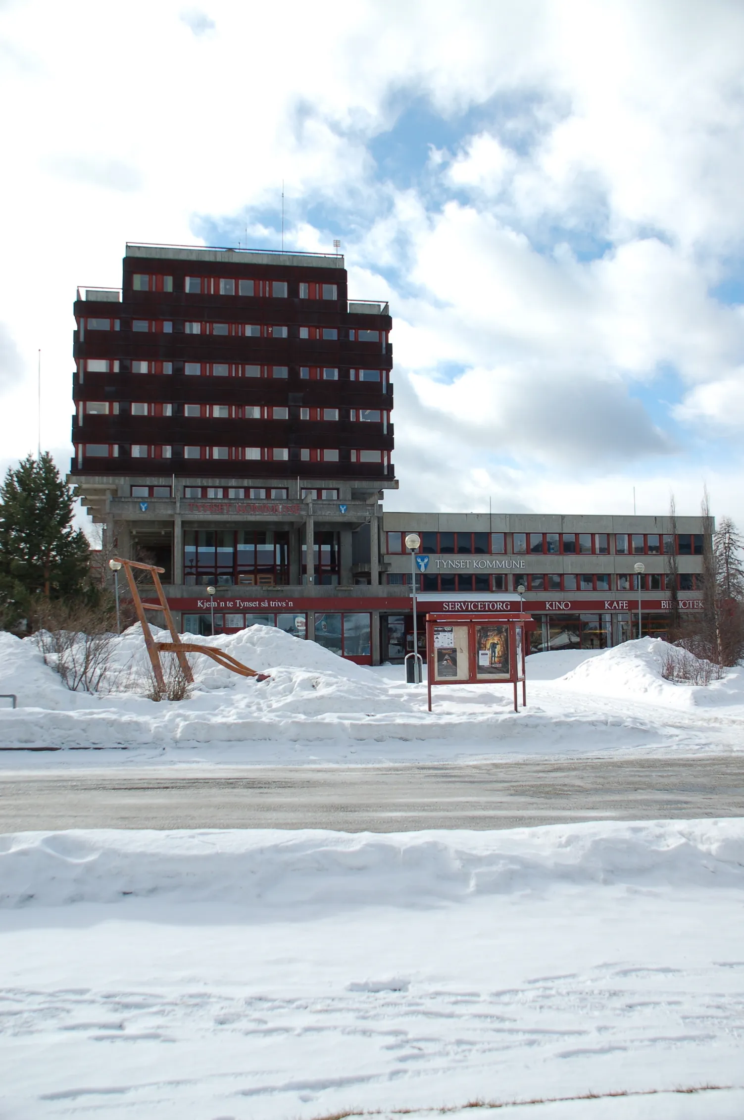 Photo showing: Tynset rådhus, Tynset, Hedmark, Norway