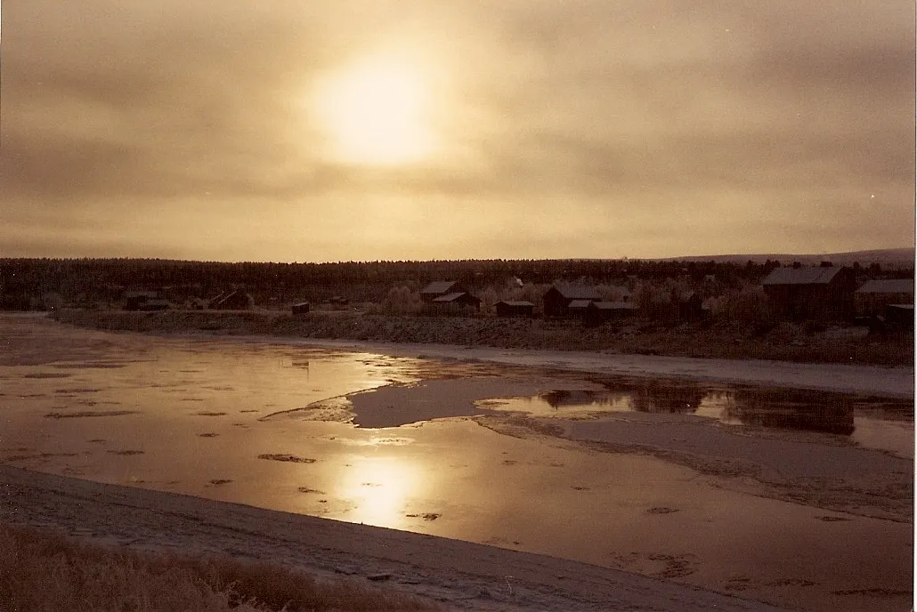 Photo showing: River Karasjokka in Northern Norway