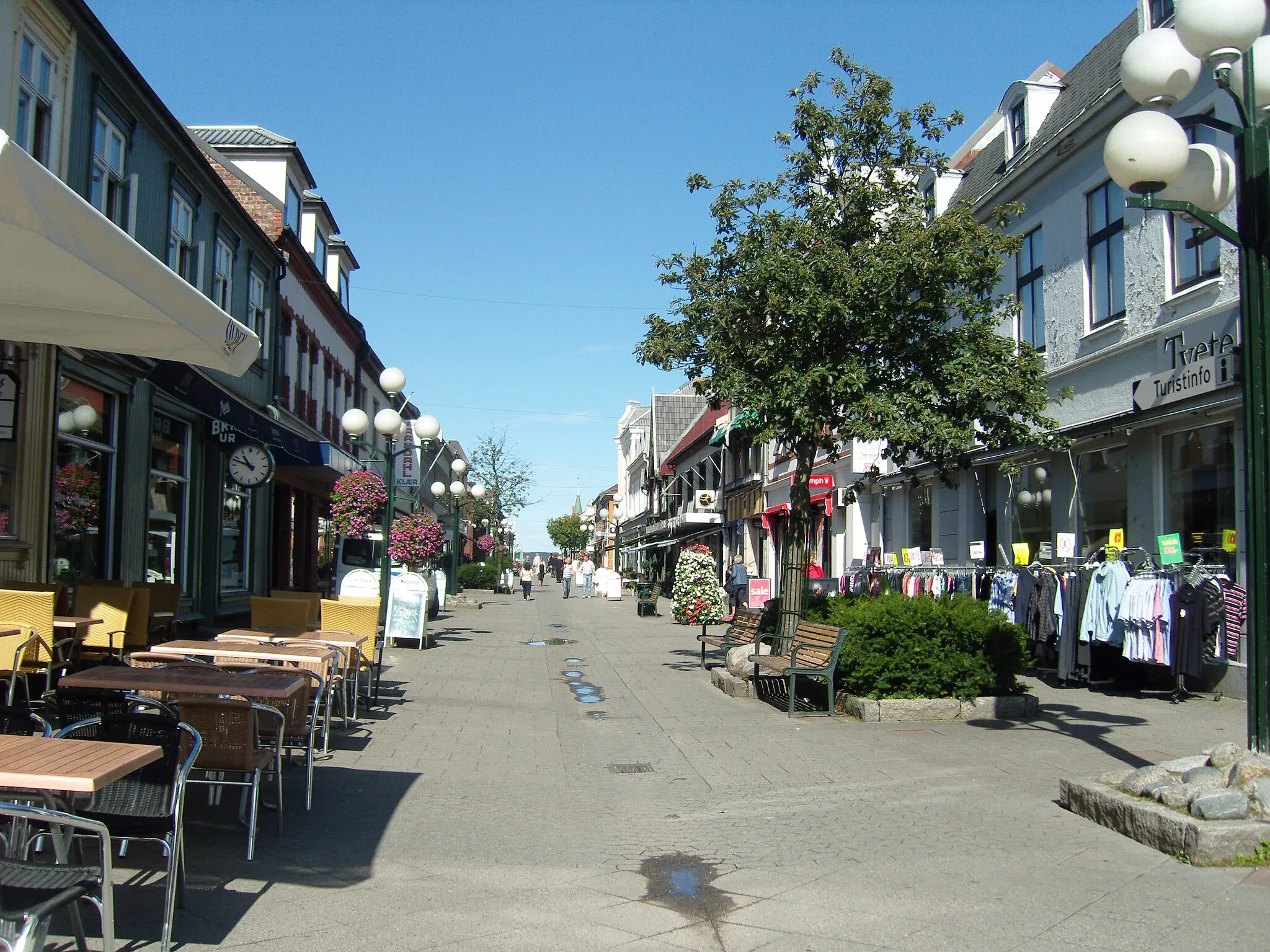 Photo showing: Pedestrian area of Sarpsborg