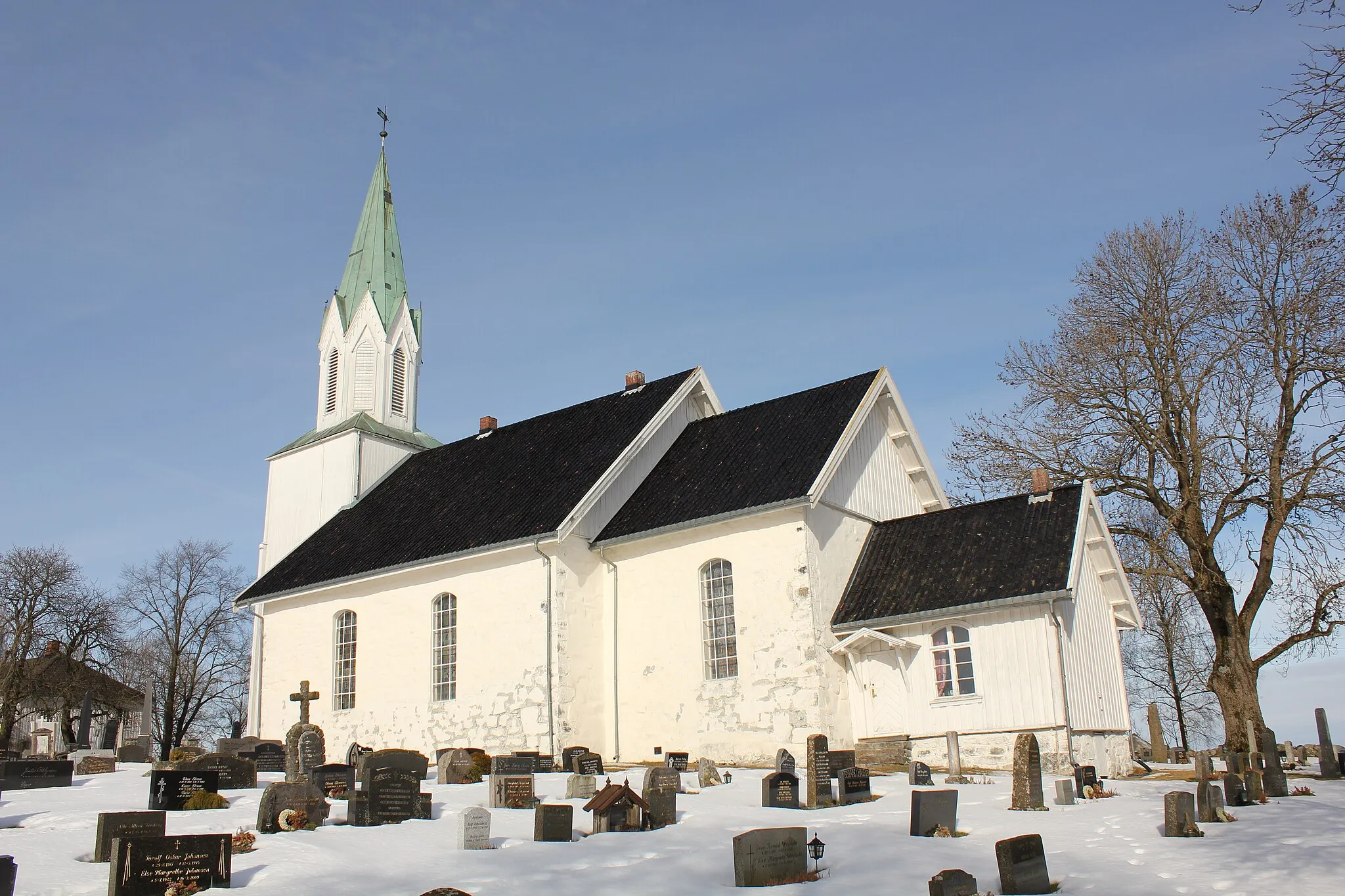 Photo showing: Kråkstad church in Akershus, Norway.