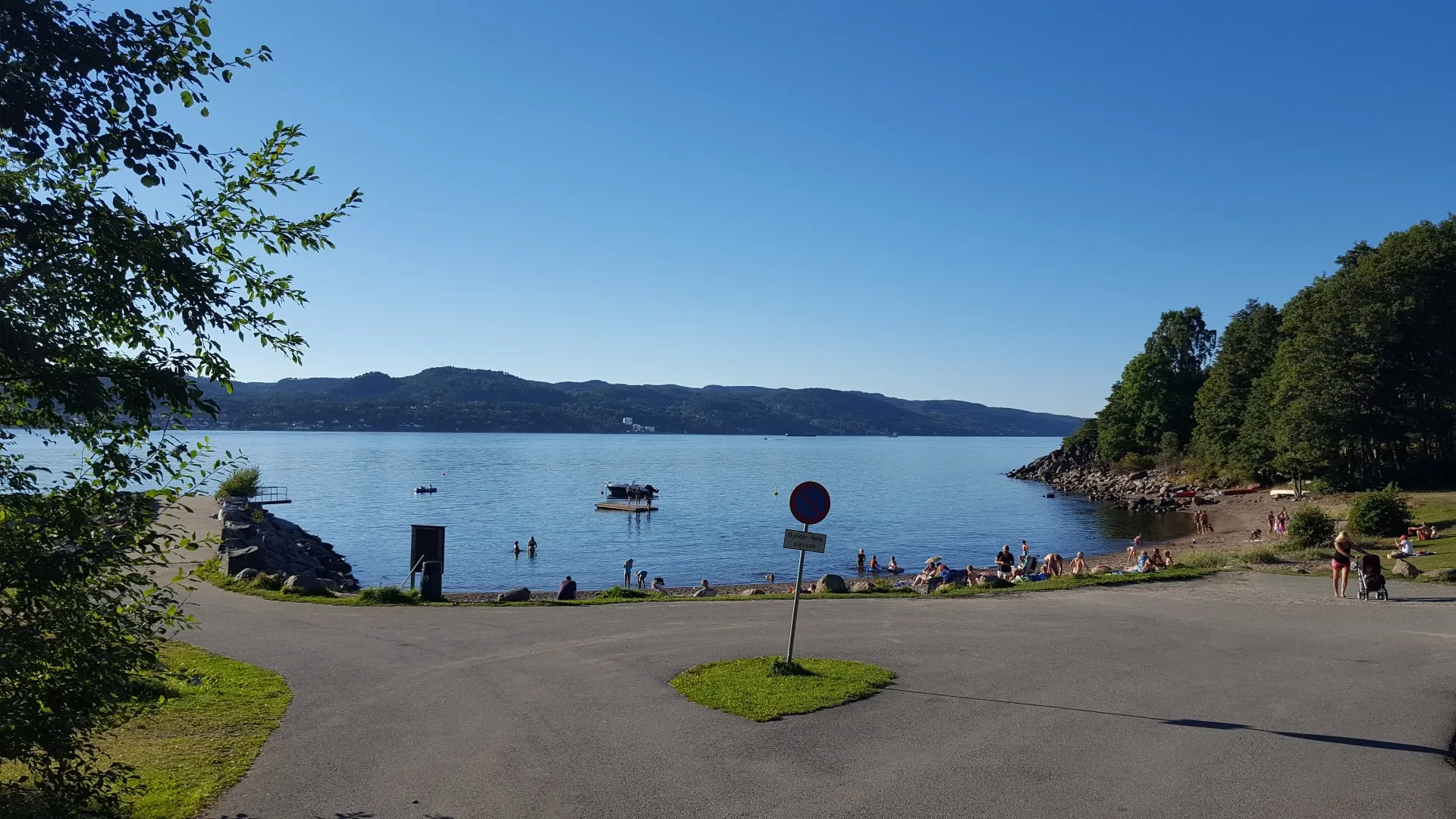 Photo showing: Utsikt over Oslofjorden fra Krokstrand