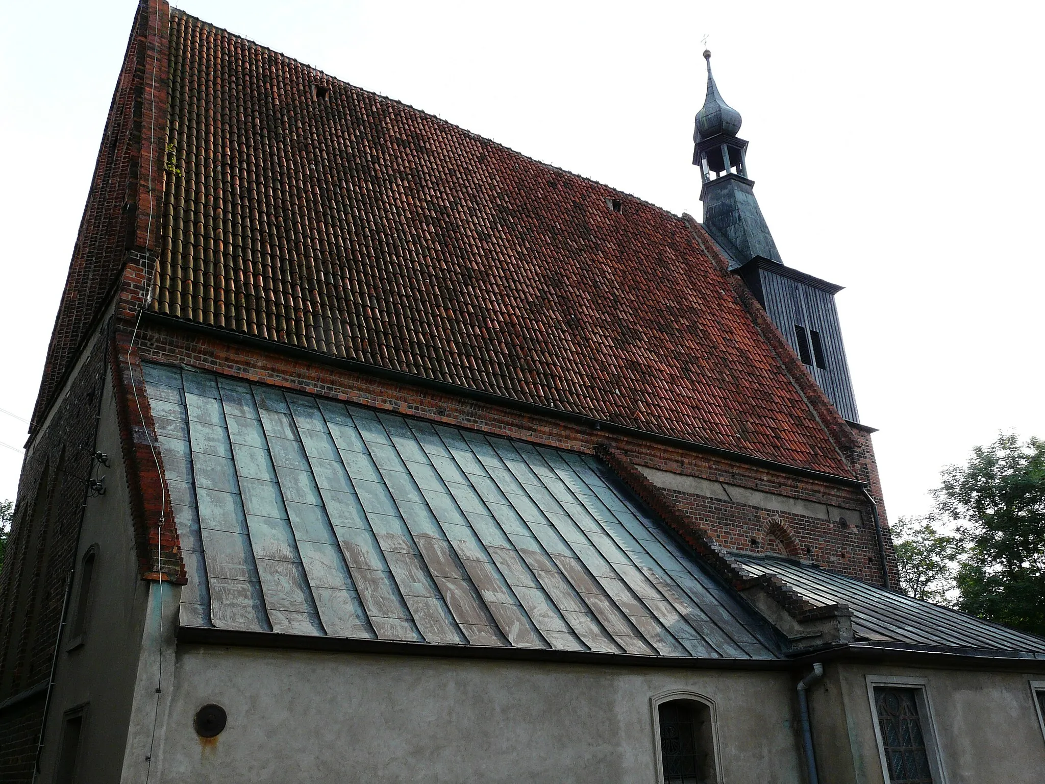 Photo showing: Bielany Wrocławskie kościół św. Andrzeja Apostoła