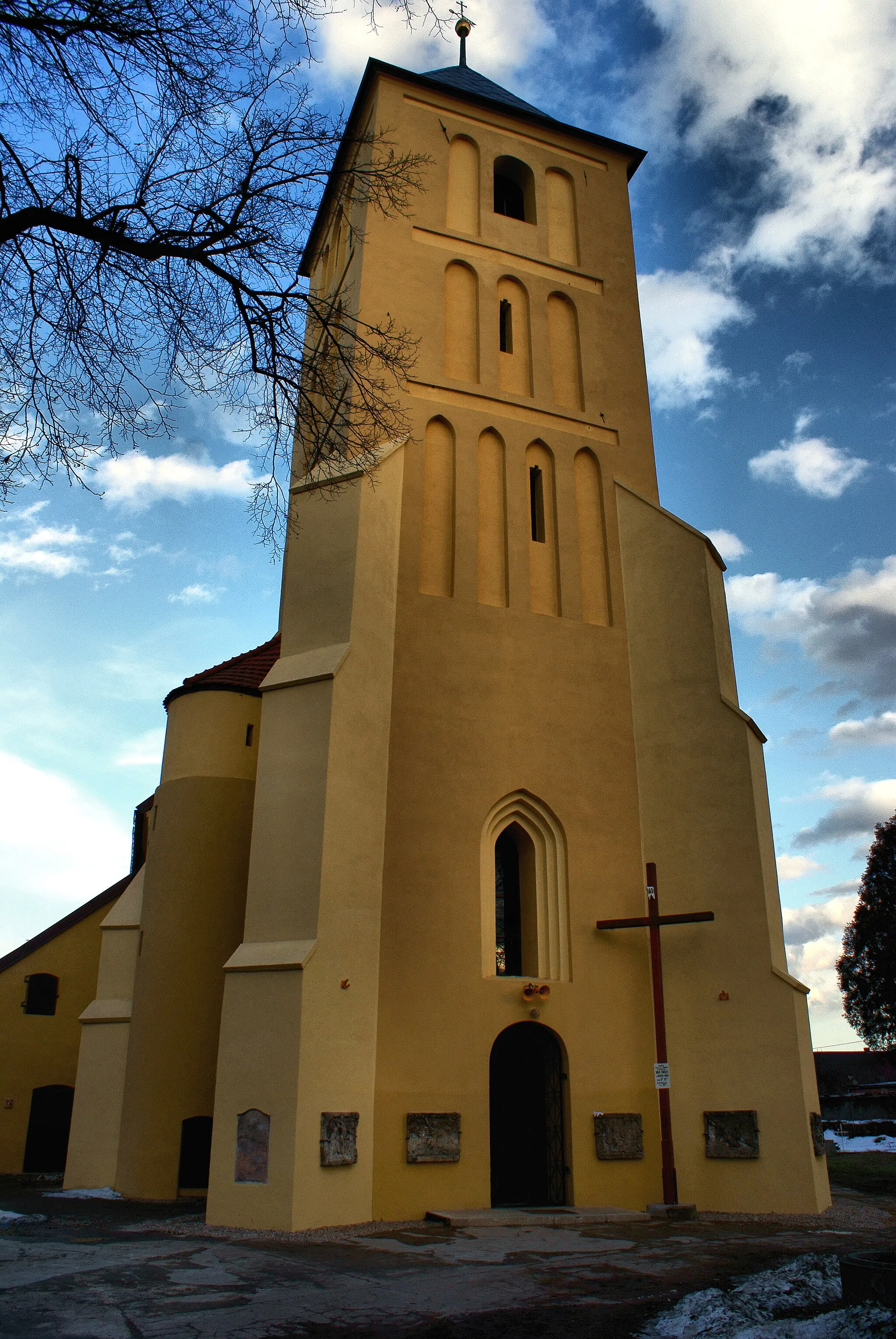 Photo showing: Grębocice - kościół parafialny św. Marcina (zabytek nr rejestr. A/1629/122)
