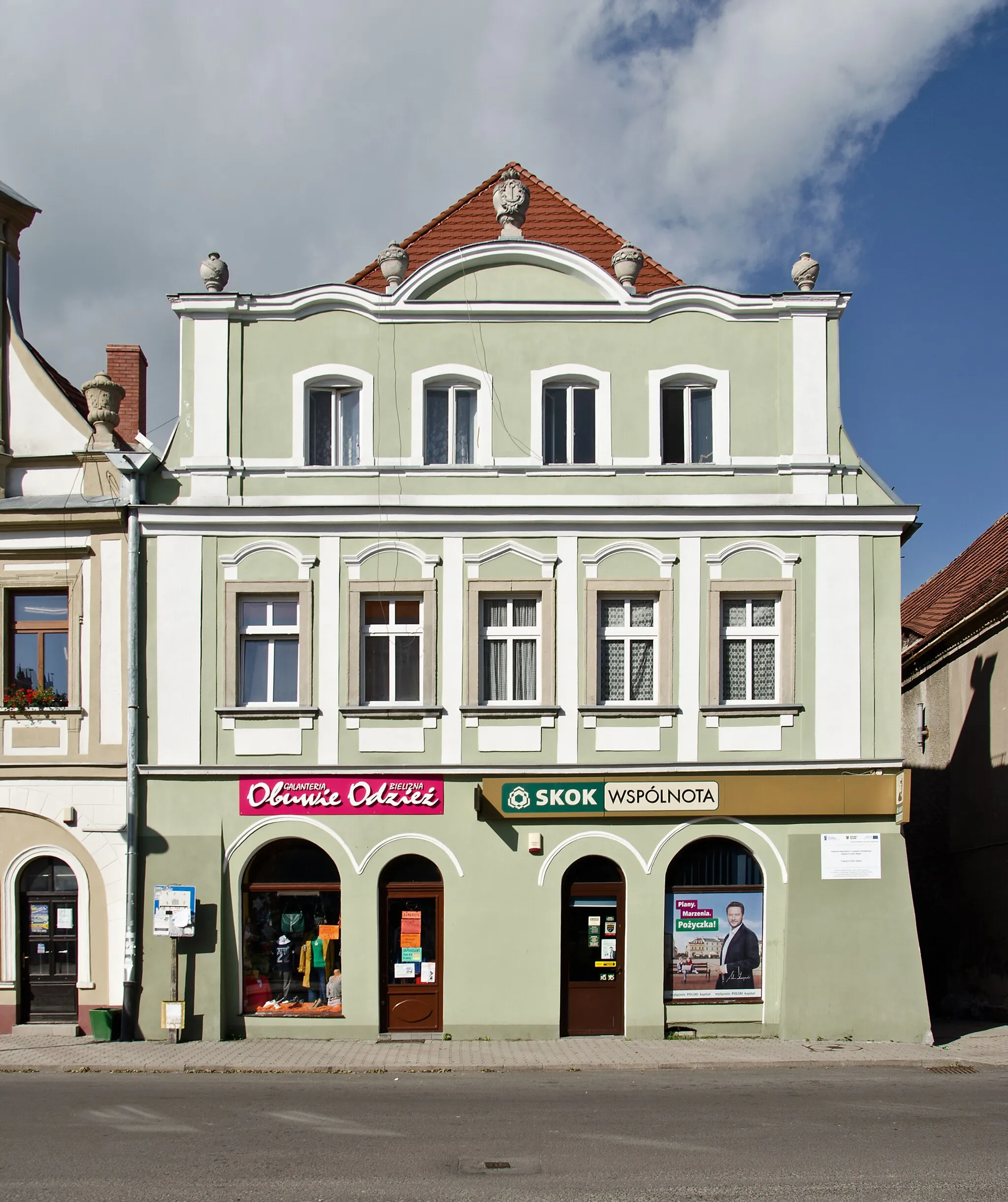 Photo showing: Gryfów Śląski, Rynek 13 - dom, 1 poł. XVIII (zabytek nr A/840/1127 z 12.09.1964)