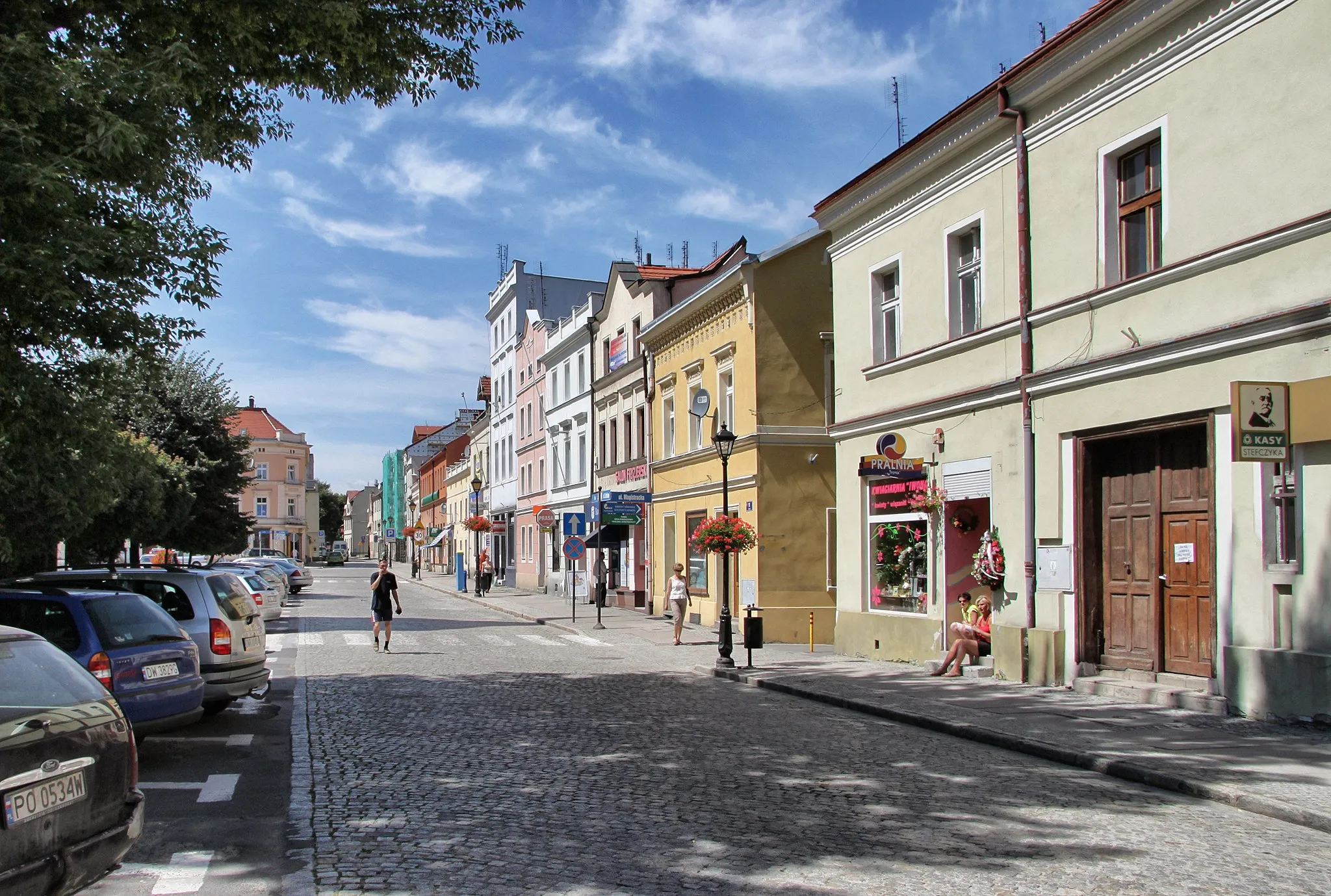 Photo showing: Market Square in Kąty Wrocławskie.