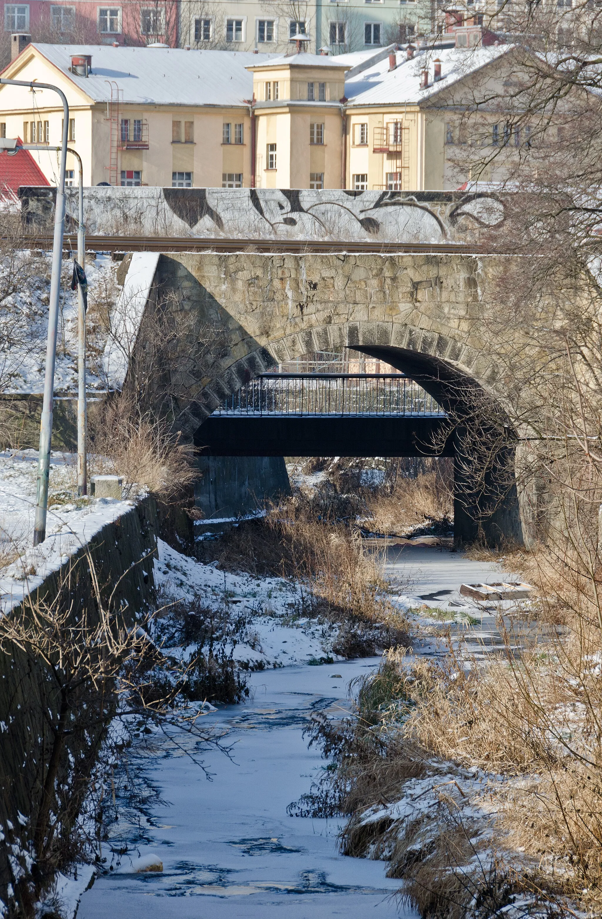 Photo showing: Kanał Jodłownika w Kłodzku