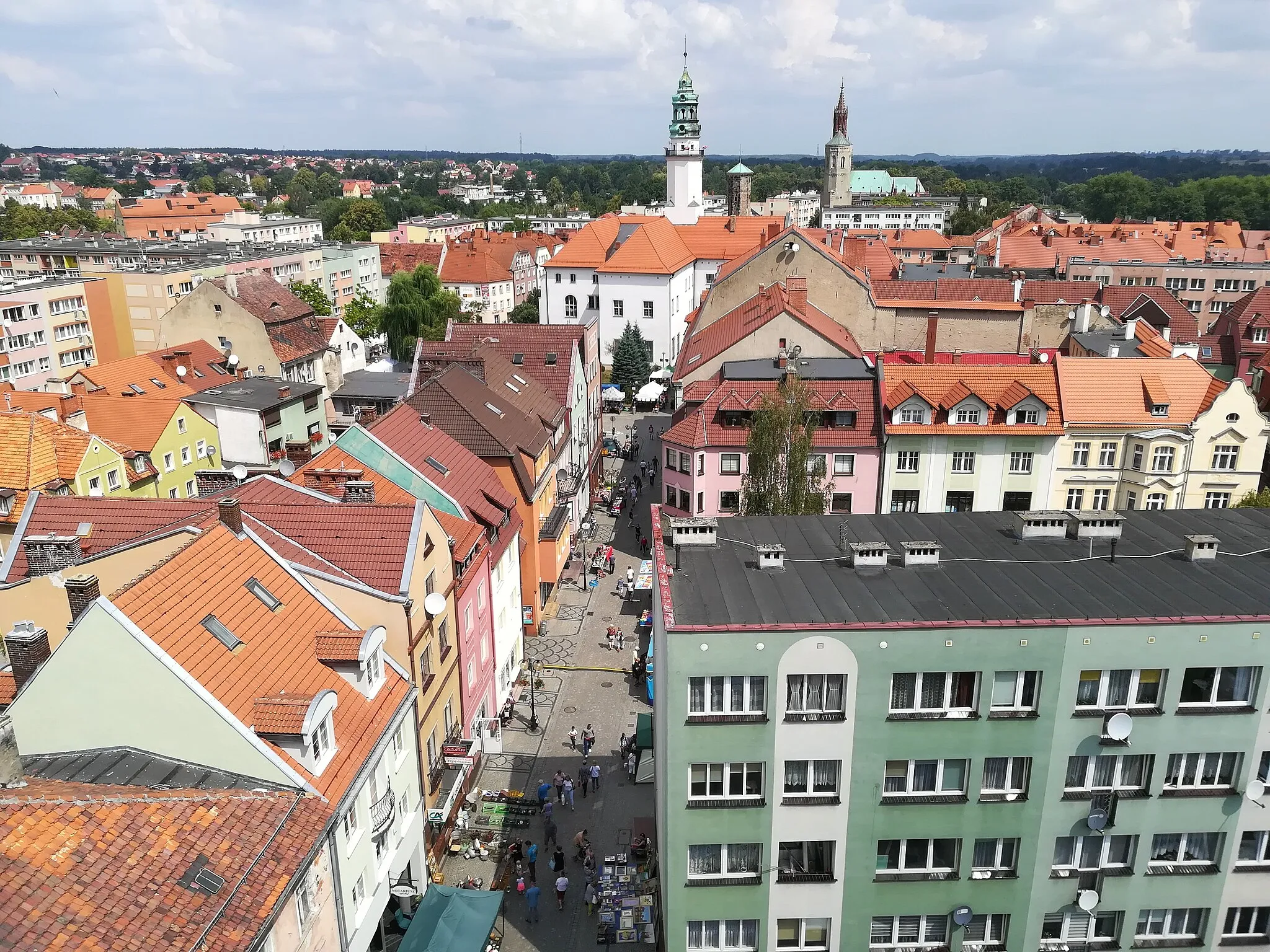 Photo showing: Widok z Wieży Brackiej w Lubaniu Śl.