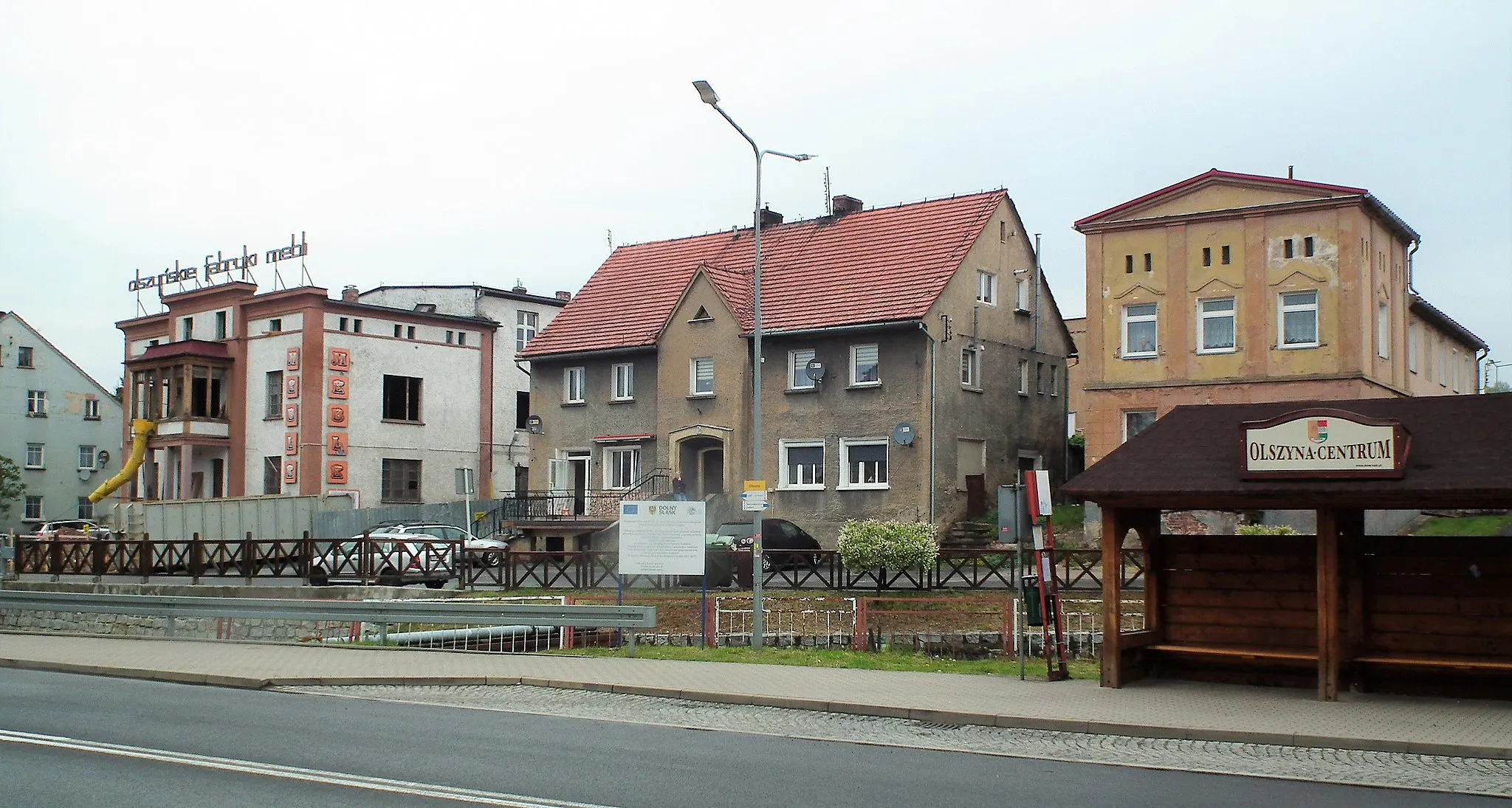 Photo showing: Centrum miasta Olszyna na Łużycach.